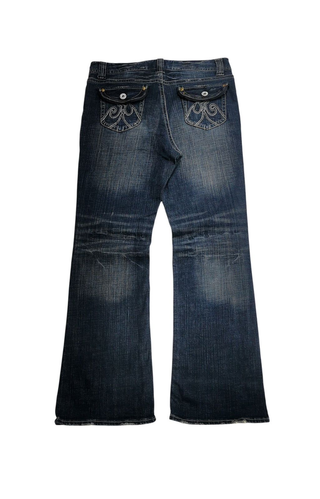 KMRii Oririns Distressed Flared,Bootcut Jeans Size US 34 / EU 50 - 2 Thumbnail