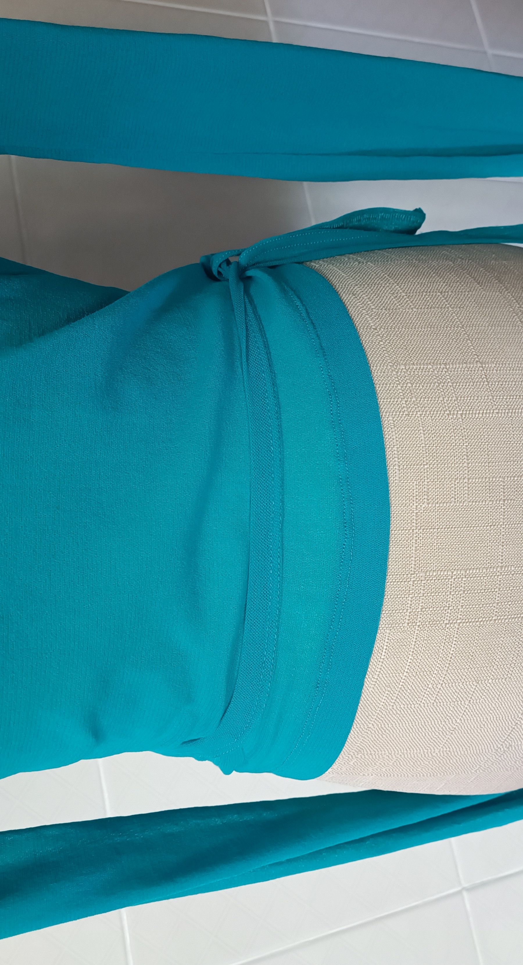 Jean Paul Gaultier 90's - Turquoise mesh cache coeur / top Size L / US 10 / IT 46 - 19 Thumbnail