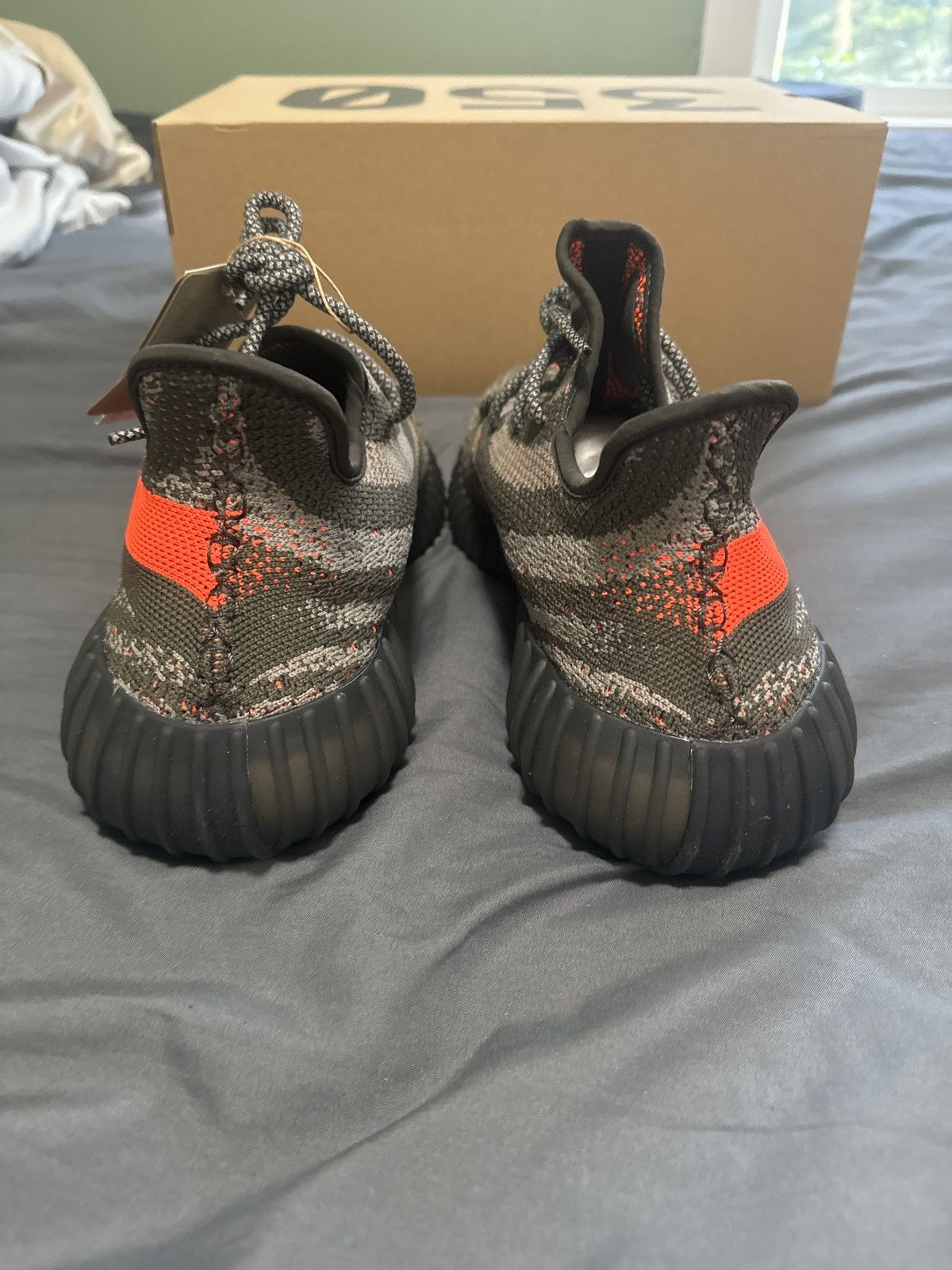 Adidas × Kanye West Yeezy Boost 350 V2 Carbon Beluga Size US 11.5 / EU 44-45 - 5 Thumbnail