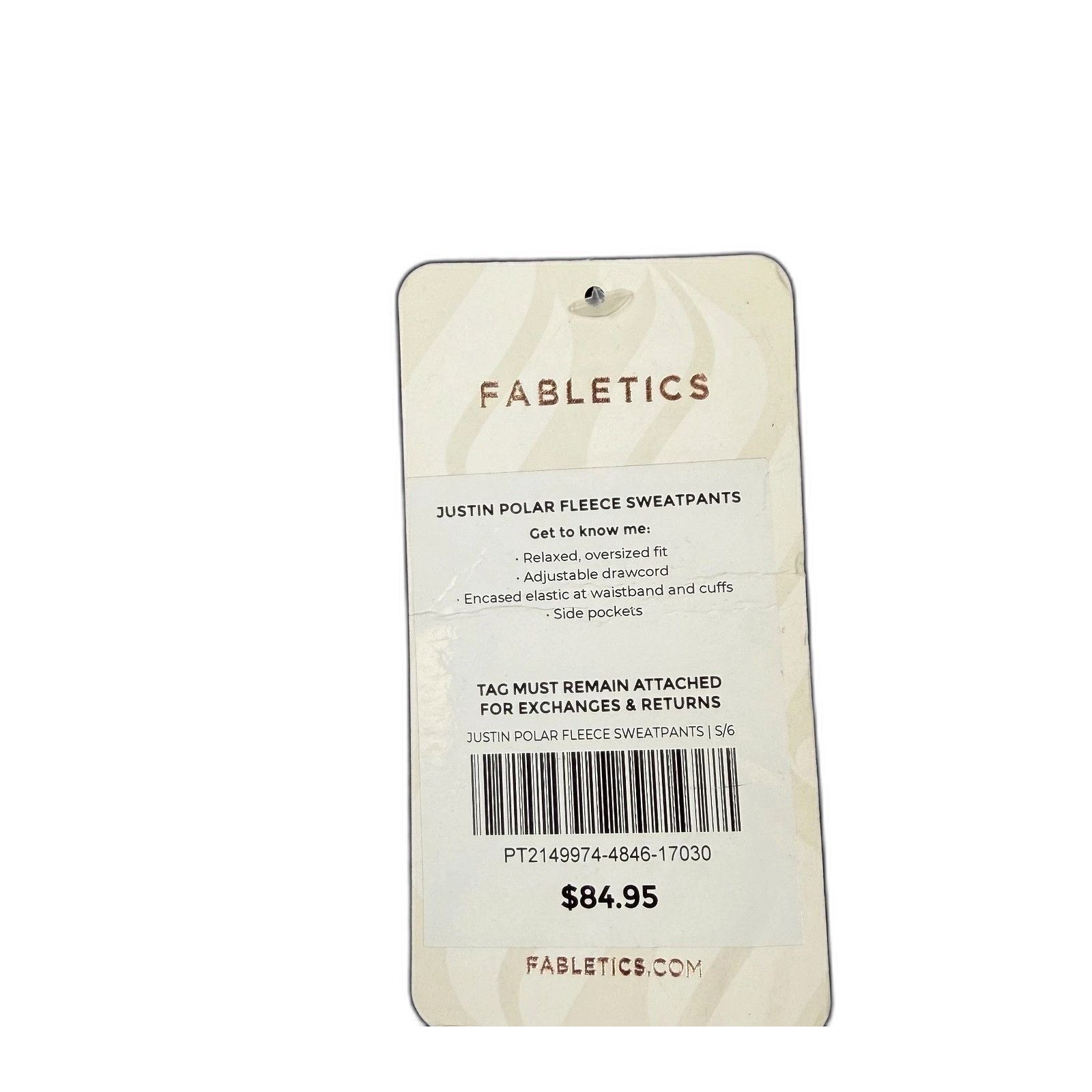 Fabletics Fabletics Justin Polar Fleece Sweatpants Navy Blue Joggers M Size US 26 / EU 42 - 2 Thumbnail