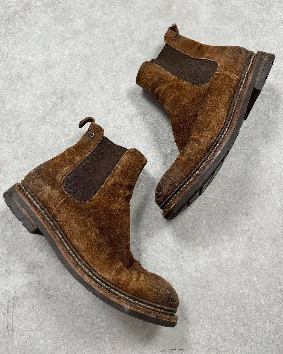 The Last Conspiracy The Last Conspiracy Brown Suede Chelsea Leather Boots Size US 10 / EU 43 - 5 Thumbnail