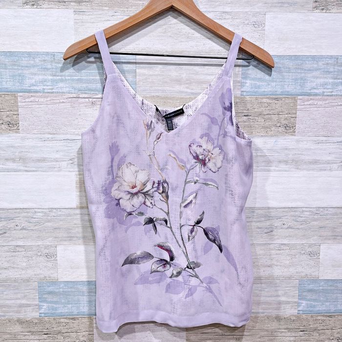 White House  Black Market WHBM Small Camisole Top Floral