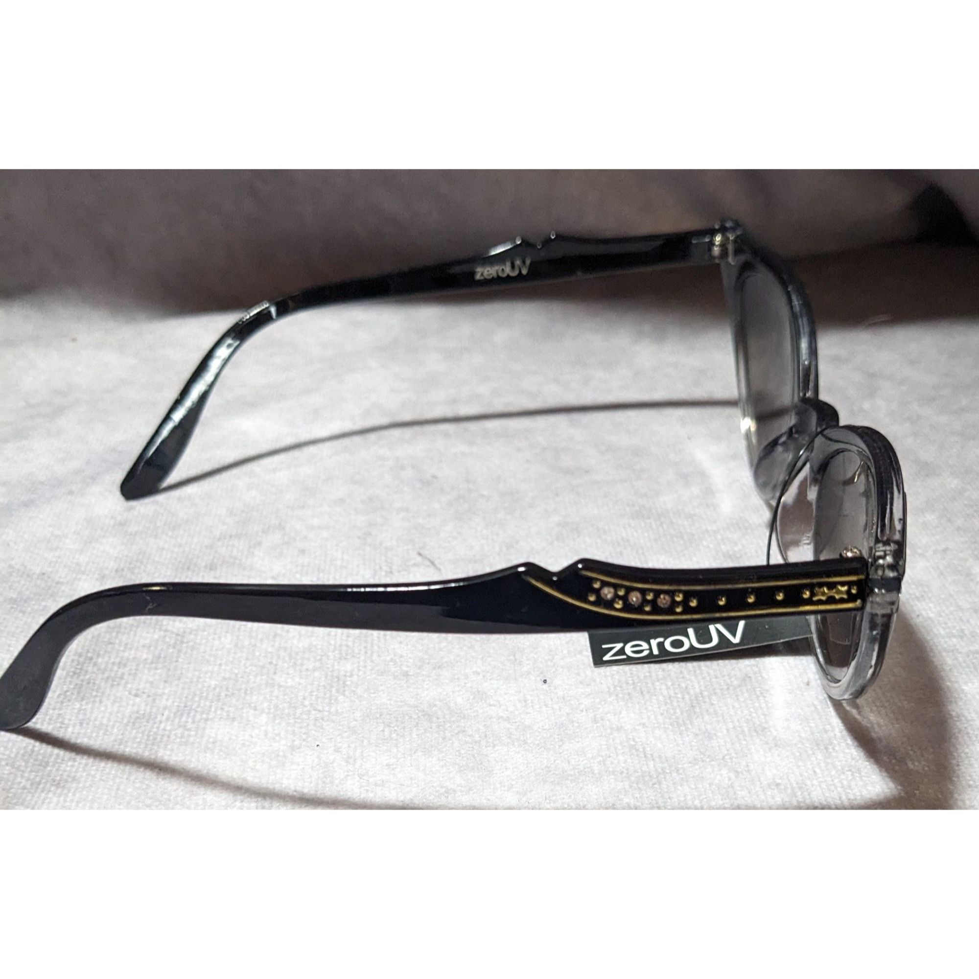 Other ZeroUV Retro Glam Goth Cateye Sunglasses Size ONE SIZE - 6 Thumbnail