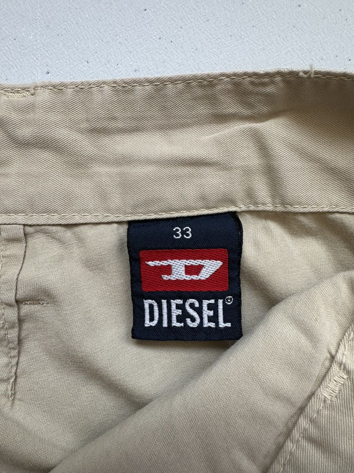 Diesel × Vintage Vintage Y2k Diesel Cargo Shorts Size US 33 - 9 Thumbnail