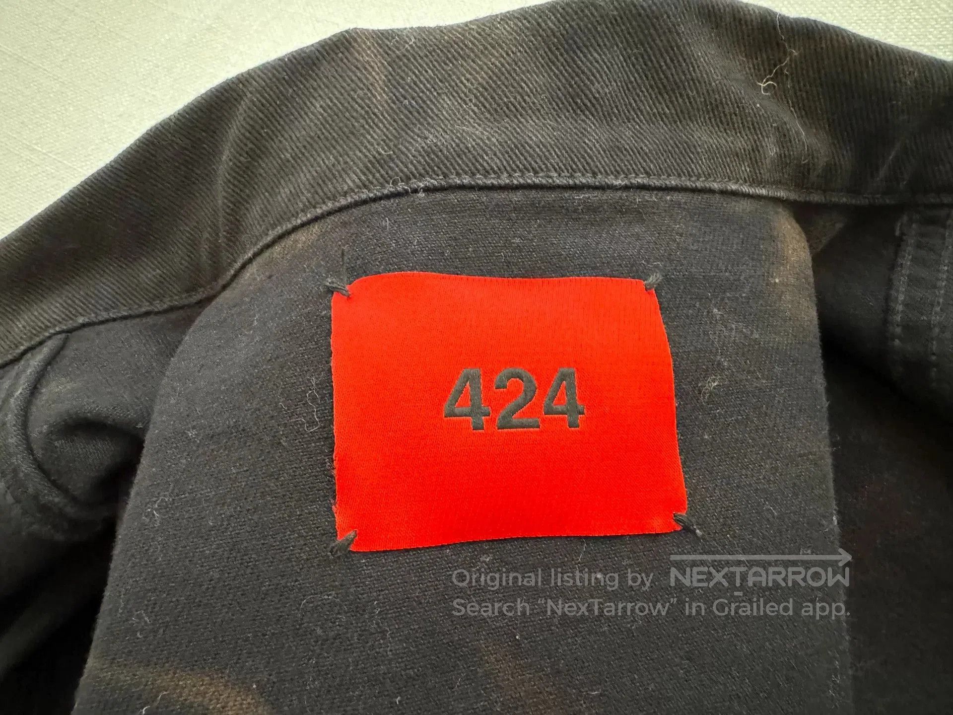 424 424 Denim Complex Wash Jacket. Size US M / EU 48-50 / 2 - 4 Thumbnail