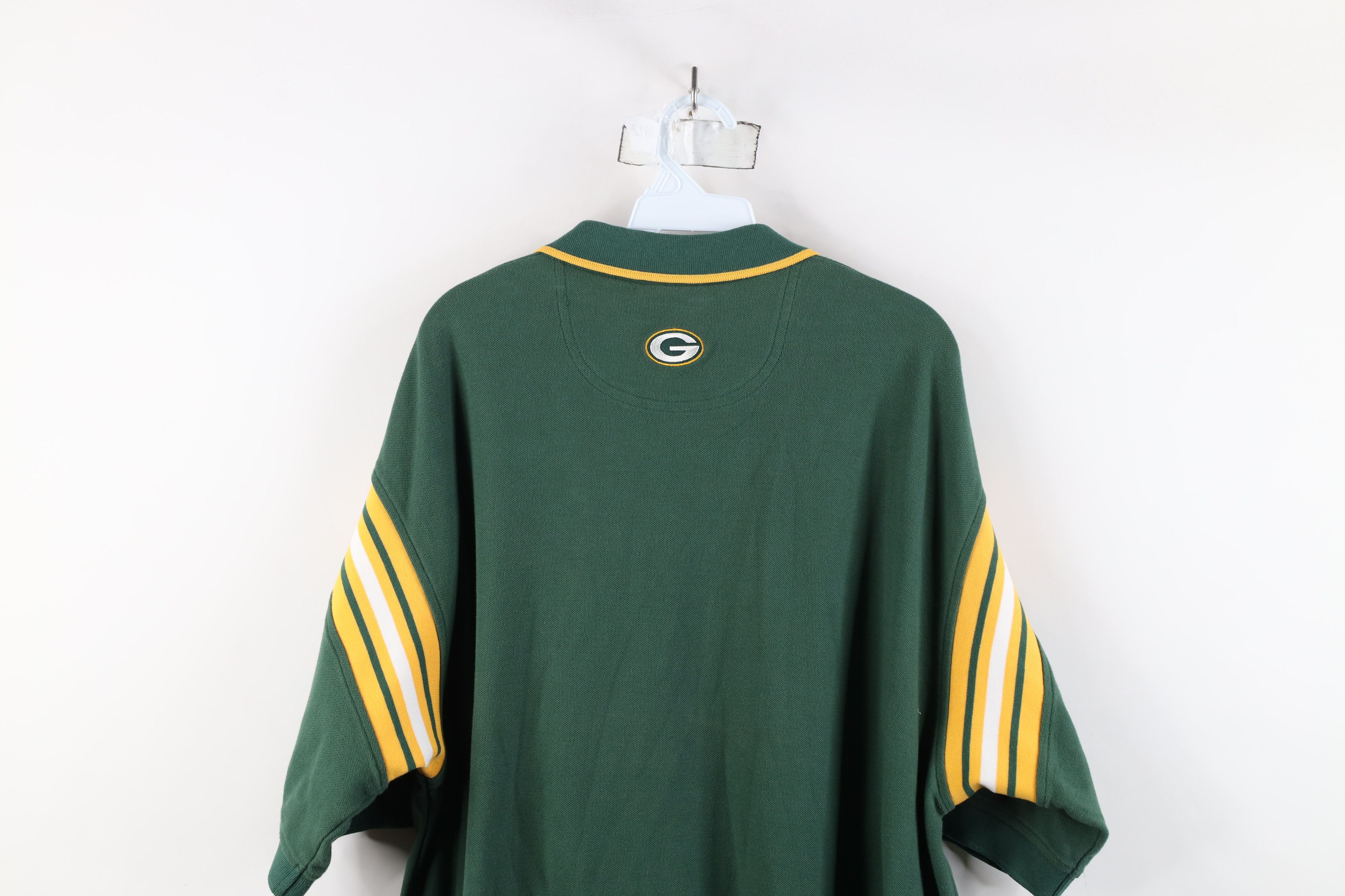 Vintage Vintage NFL Spell Out Green Bay Packers Football Polo Shirt Size US XL / EU 56 / 4 - 13 Thumbnail