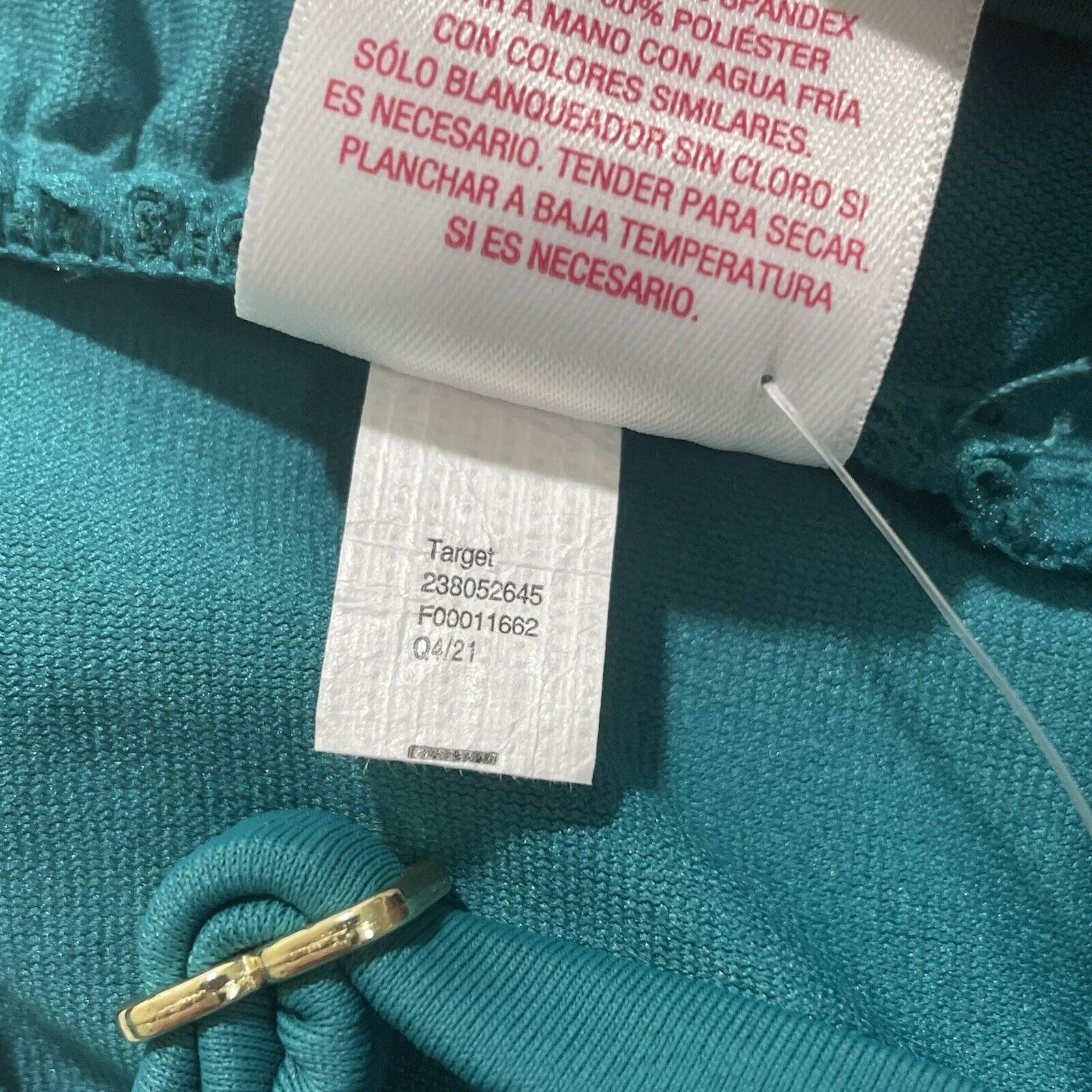 Other Xhilaration Medium (4-6) Teal Green Bralette Wrap Bikini Top Size ONE SIZE - 9 Thumbnail