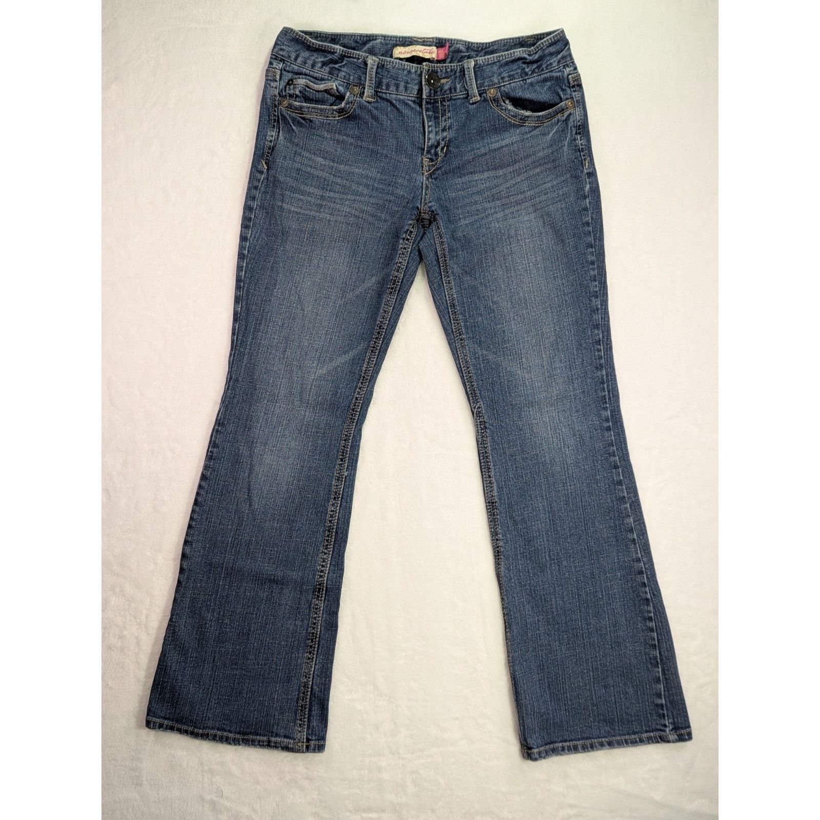 Aeropostale Aeropostale Y2K Hailey Skinny Flare Rhinestone Jeans Size 11 Size 34" / US 12 / IT 48 - 1 Thumbnail