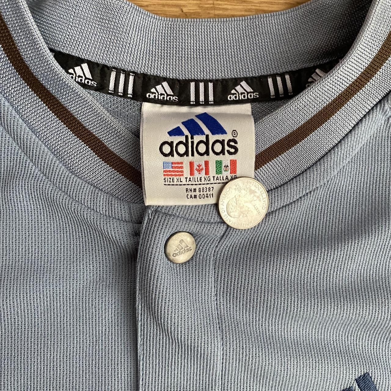 Adidas Vintage Adidas button down Size US XL / EU 56 / 4 - 4 Thumbnail