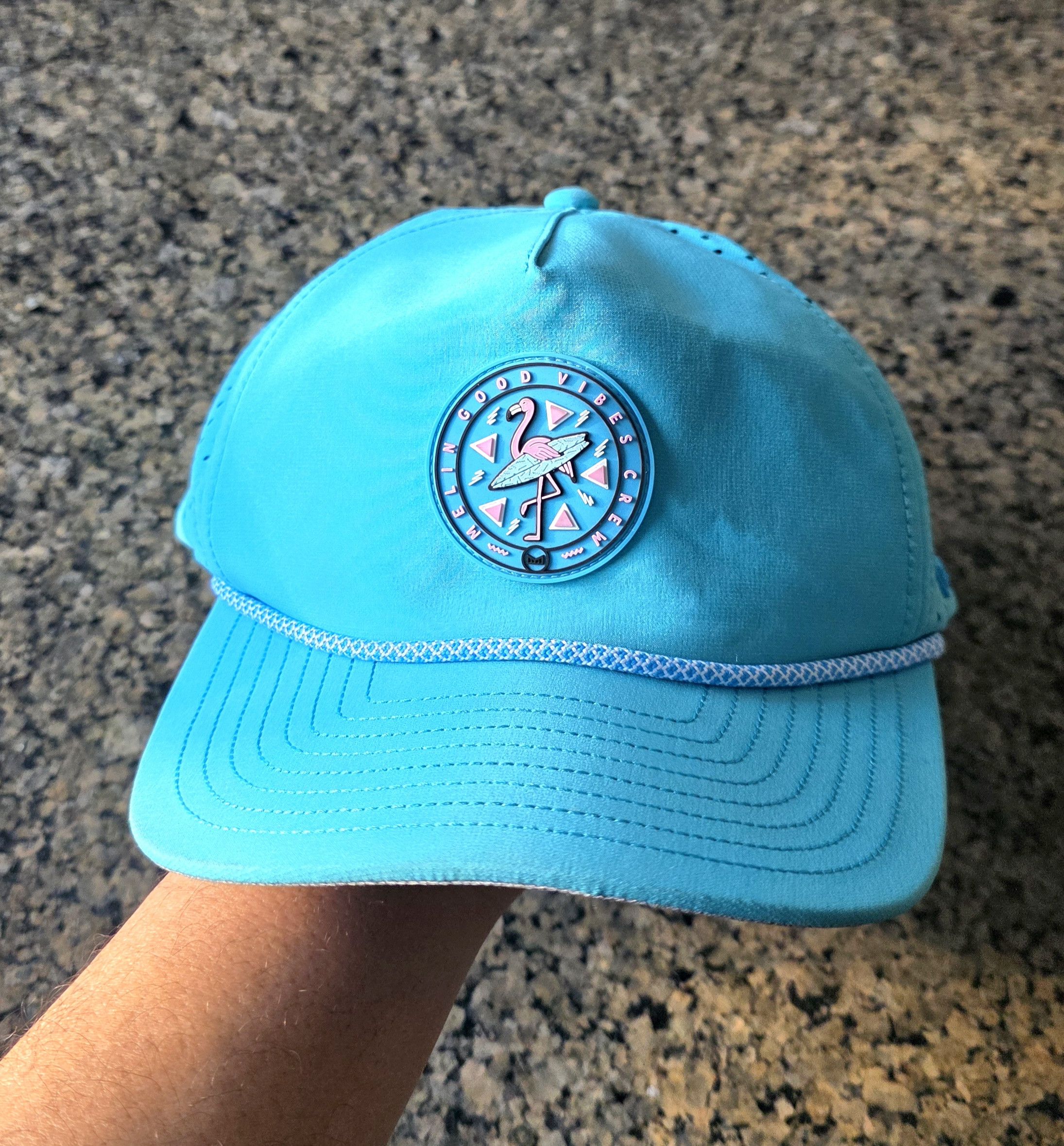 Melin Coronado Splash Hydro Neon Collection Blue Snapback 58