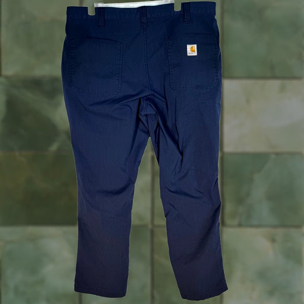 Carhartt Carhartt Carpenter Pants Mens 36x30 Navy Ripstop Relaxed Fit Work Size US 36 / EU 52 - 1 Thumbnail