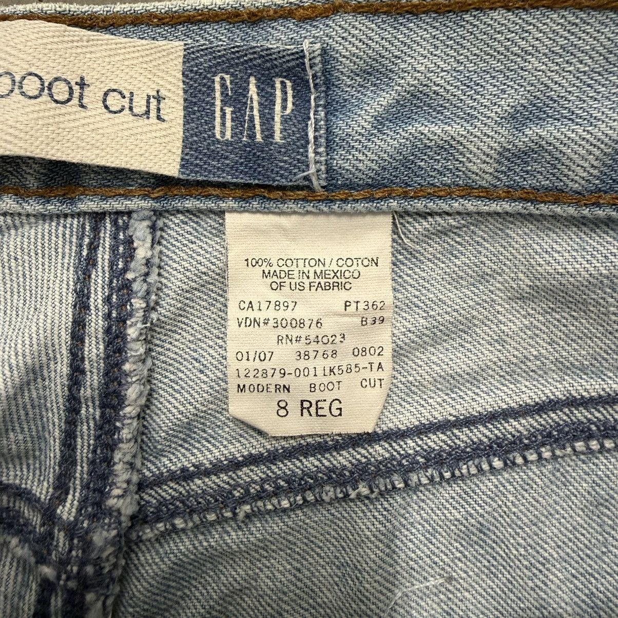 Gap GAP Modern Bootcut Jeans Light Wash Denim Vintage Y2K 2000s Size 30" / US 8 / IT 44 - 3 Thumbnail