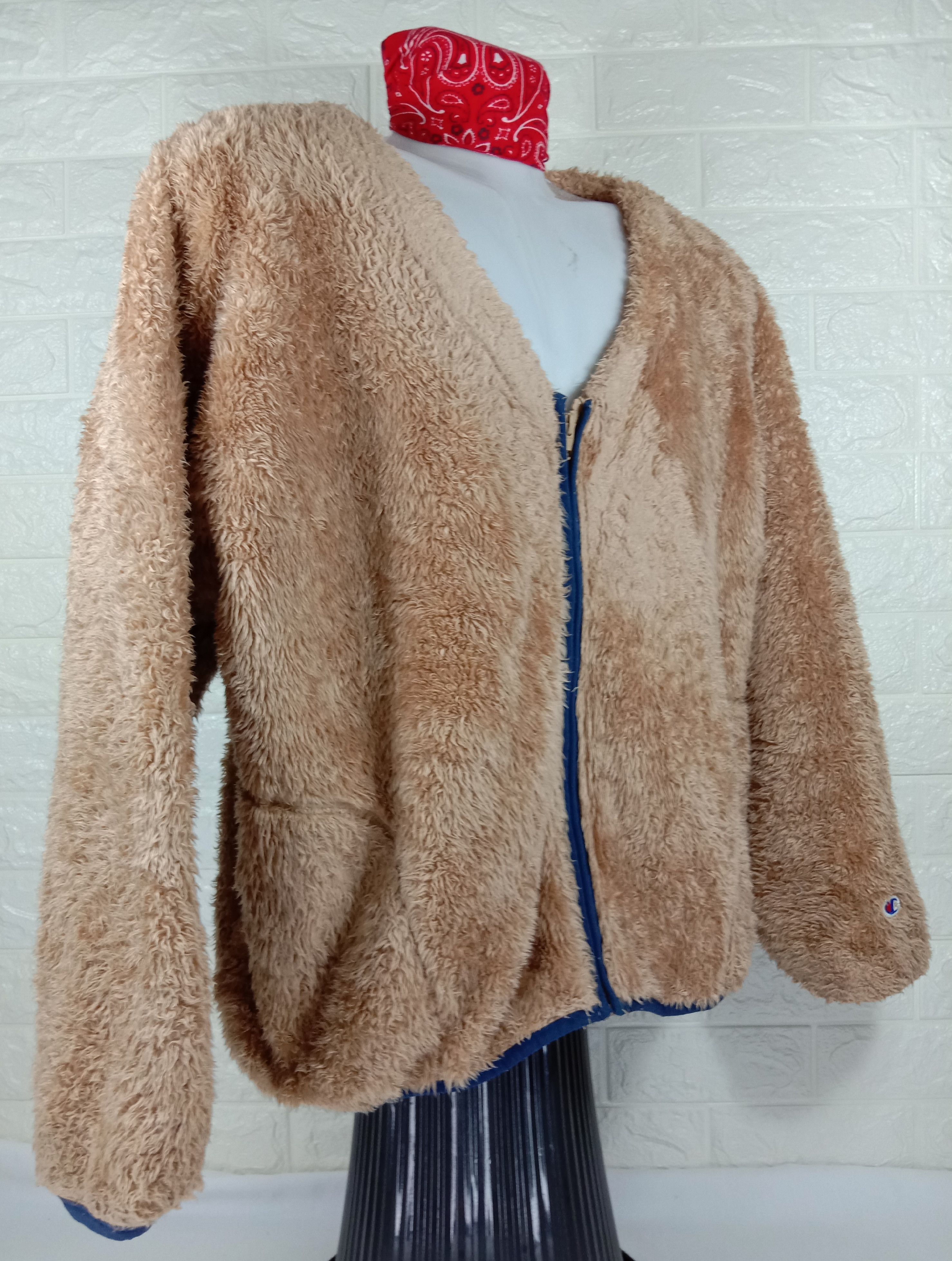 Champion Vintage Champion X Earth Music & Ecology Fleece Sweater Size XXL / US 16-18 / IT 52-54 - 2 Thumbnail