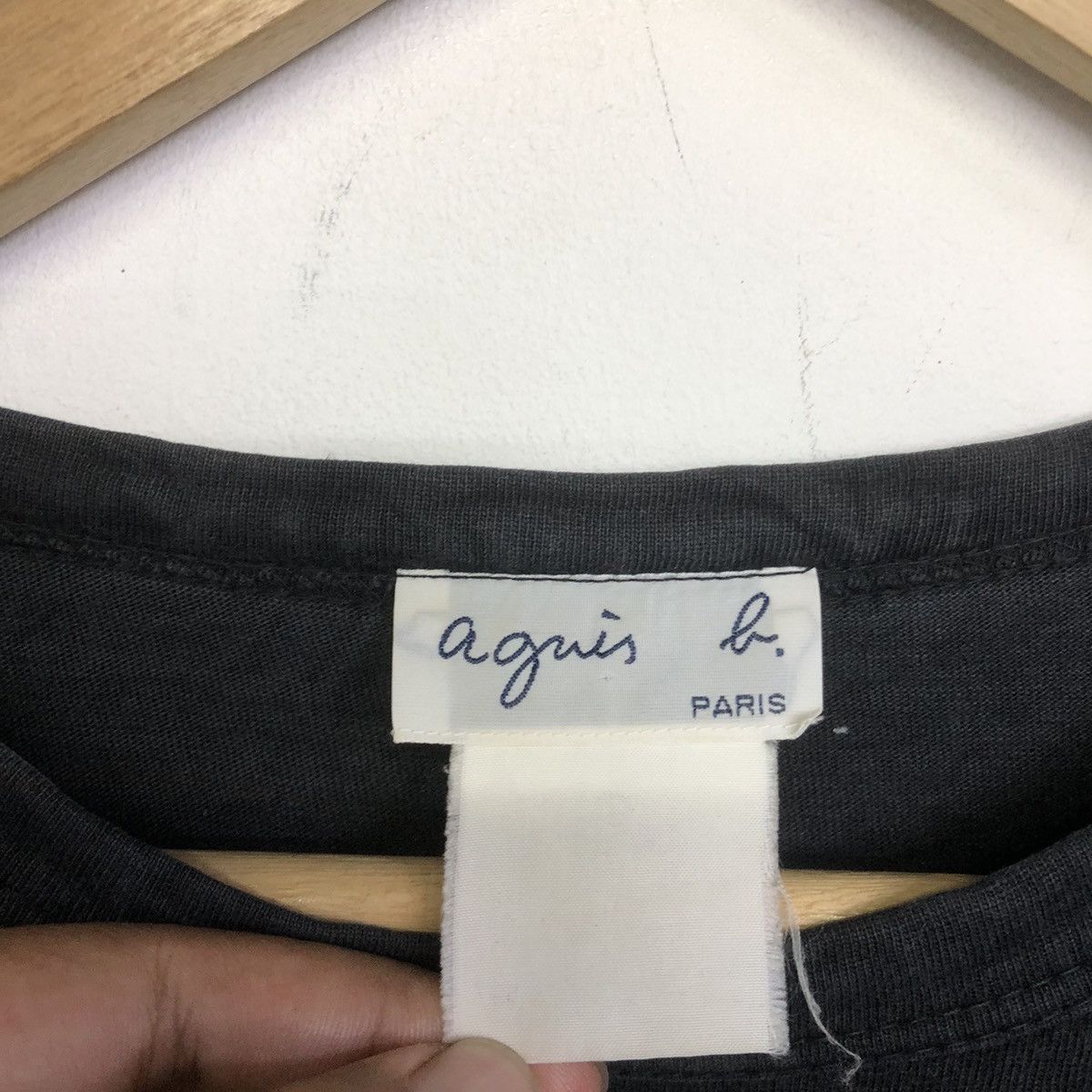 agnes b. AGNES.B SIGNATURE VINTAGE LONG SLEEVE TEE Size US M / EU 48-50 / 2 - 9 Thumbnail