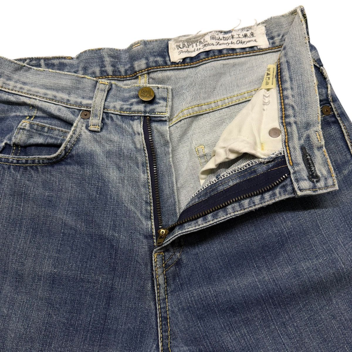 Kapital Vintage KAPITAL Okayama Japan Half Selvedge Denim Jeans W29 Size US 29 - 10 Thumbnail