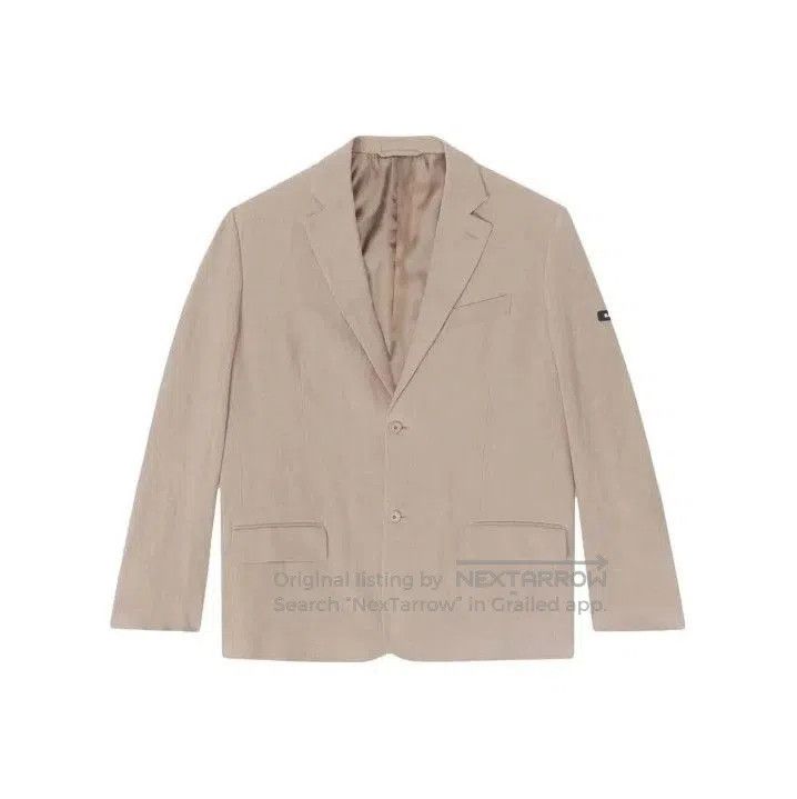 Balenciaga Balenciaga Beige Single-Breasted Long Sleeve Blazer. Size US M / EU 48-50 / 2 - 1 Thumbnail
