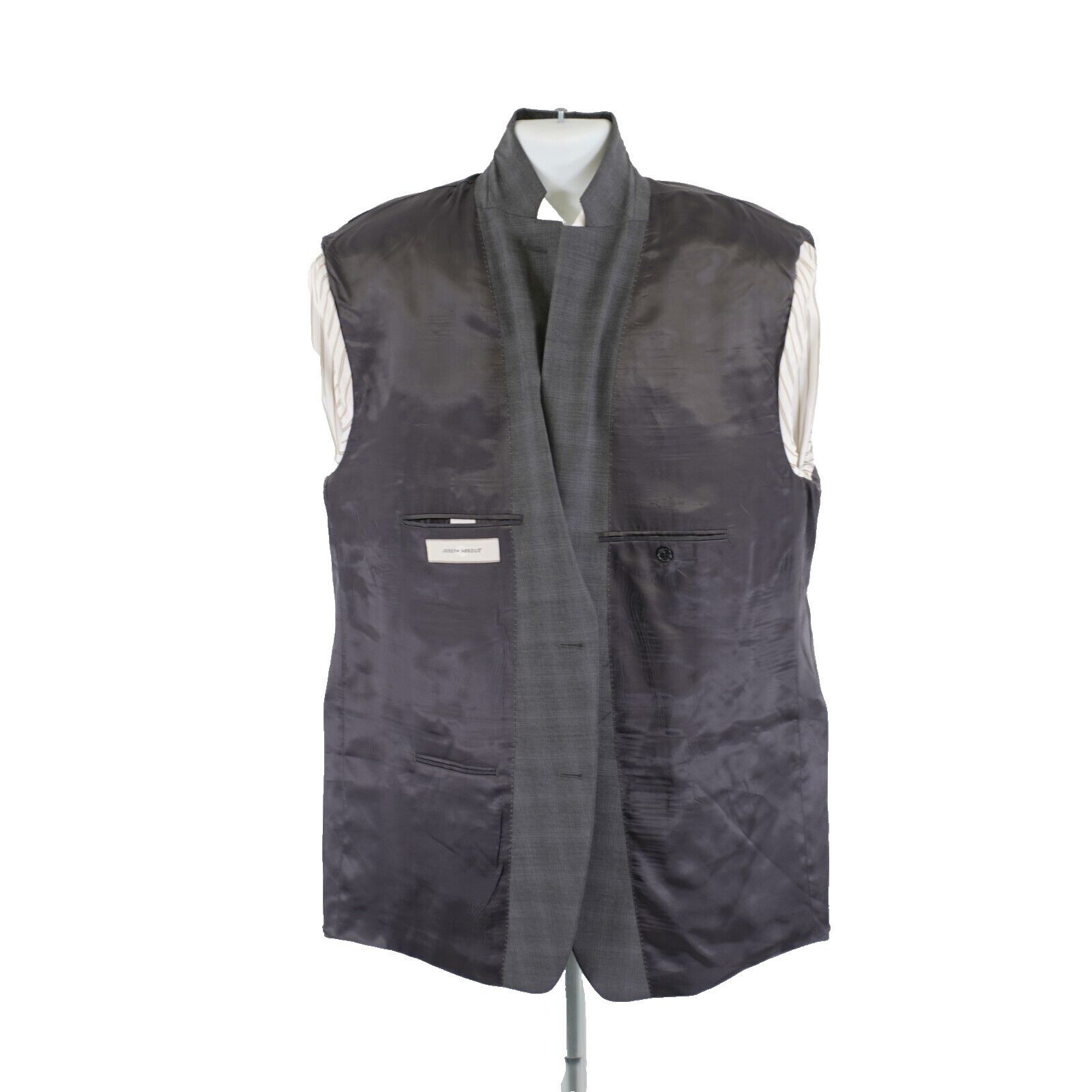 Joseph Abboud Joseph Abboud Wool Gray 2 Button Blazer 48L Tagged 50L Size 48L - 11 Thumbnail