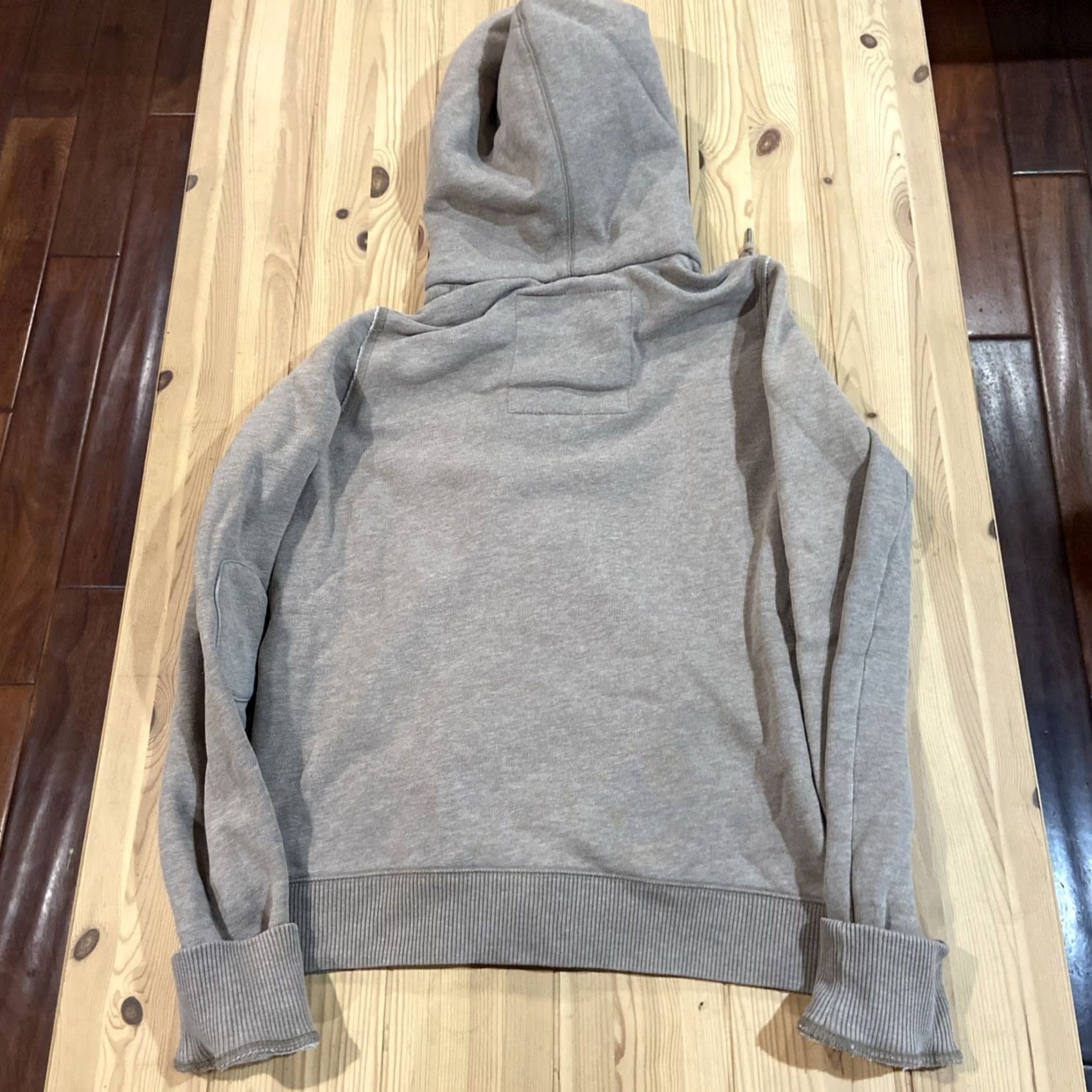 Vintage VINTAGE Ruehl Zip Up Blue Sweatshirt Hoodie Jacket L Women Brown Cotton 90s 2000s Basic Jacket Womens Labeled Zip-Up Size L / US 10 / IT 46 - 5 Thumbnail