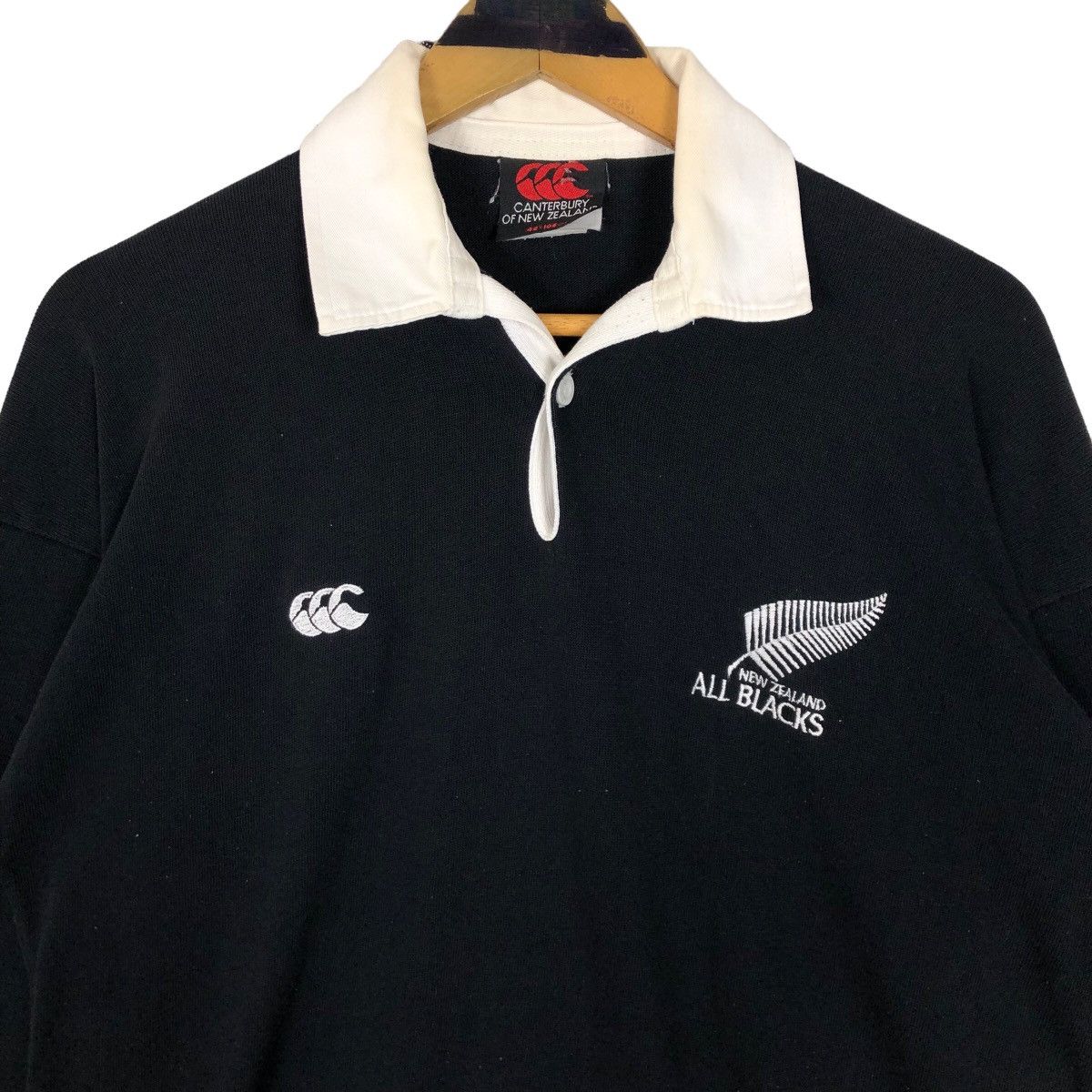 All Blacks × Canterbury of New Zealand × Vintage Vintage New Zealand All Blacks Canterbury Pullover Sweater Size US M / EU 48-50 / 2 - 5 Thumbnail