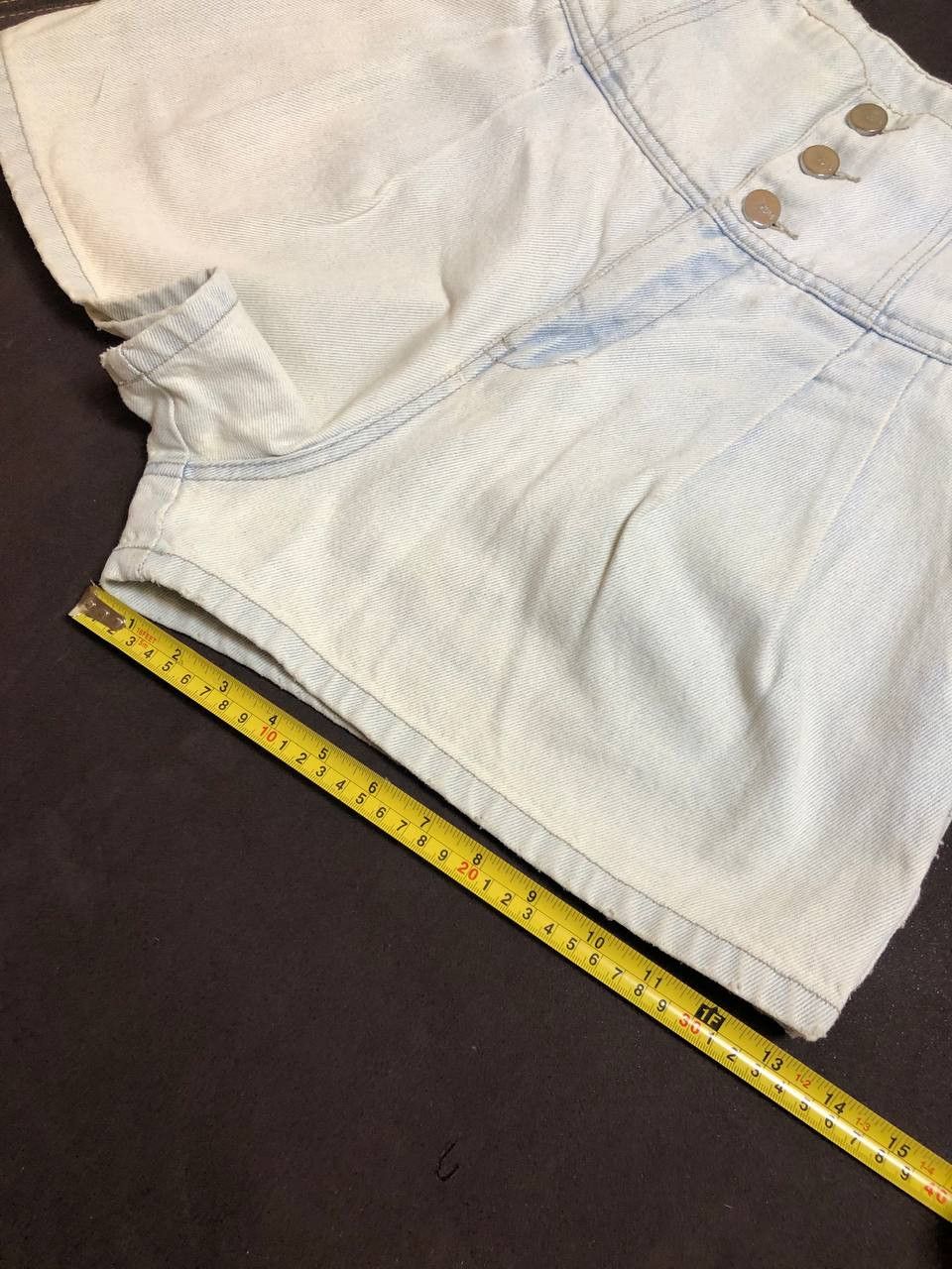 Miss Sixty 90s Miss Sixty Vintage Denim flared shorts Size 27" / US 4 / IT 40 - 6 Thumbnail