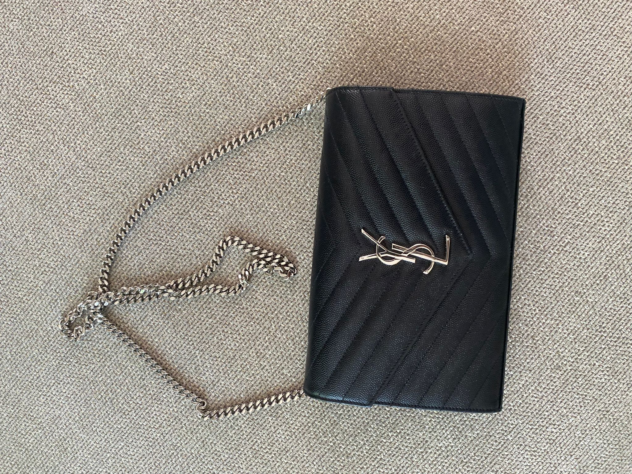 Saint Laurent Paris CC000015 Shoulder Bag in Black Size ONE SIZE - 5 Thumbnail