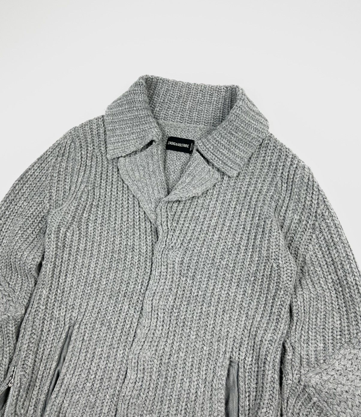 Zadig & Voltaire Zadig & Voltaire Knitted Cardigan Avant Garde Sweater Size M / US 6-8 / IT 42-44 - 6 Thumbnail