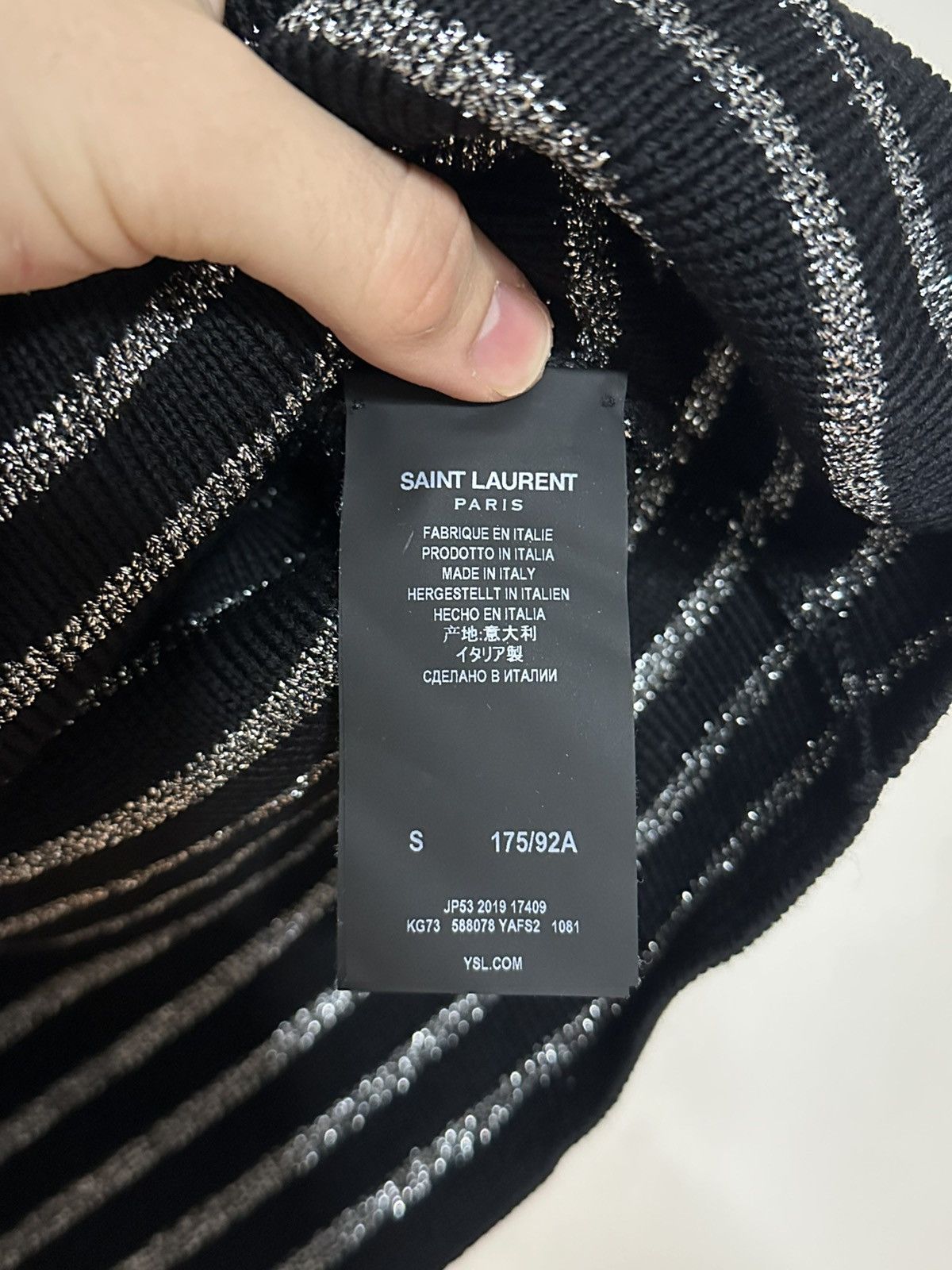 Saint Laurent Paris Saint Laurent Sweater Size US S / EU 44-46 / 1 - 5 Thumbnail