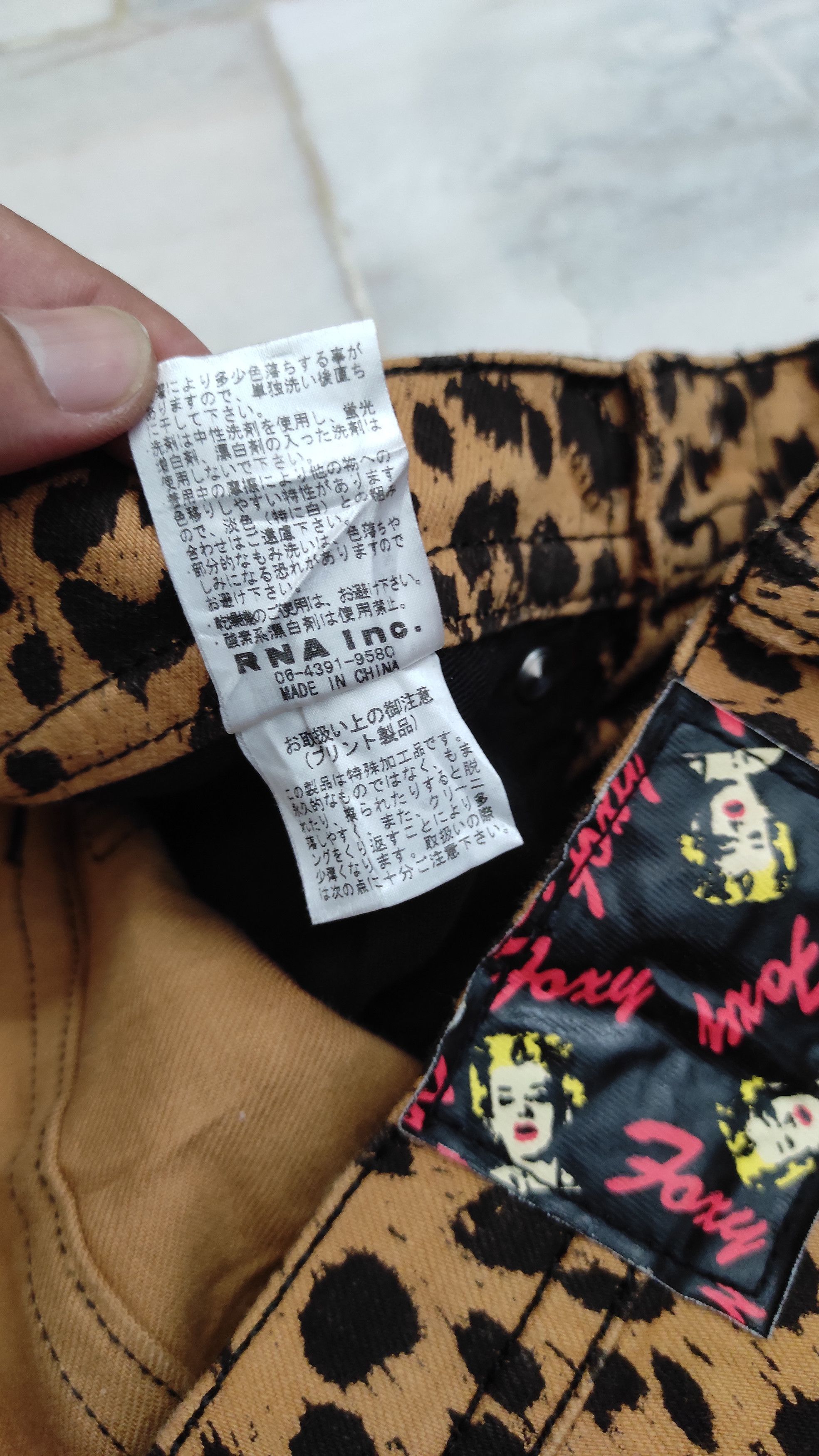 Japanese Brand Fw2000 RNA Japan X Foxy band leopard Print skinny jeans Size 27" / US 4 / IT 40 - 4 Thumbnail