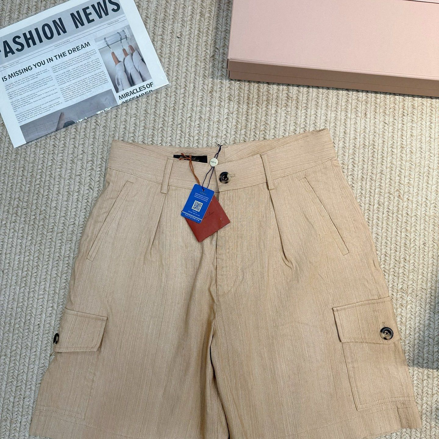 Loro Piana Loro Piana Eleazar Silk Shorts Size 42 Size 28" / US 6 / IT 42 - 1 Thumbnail