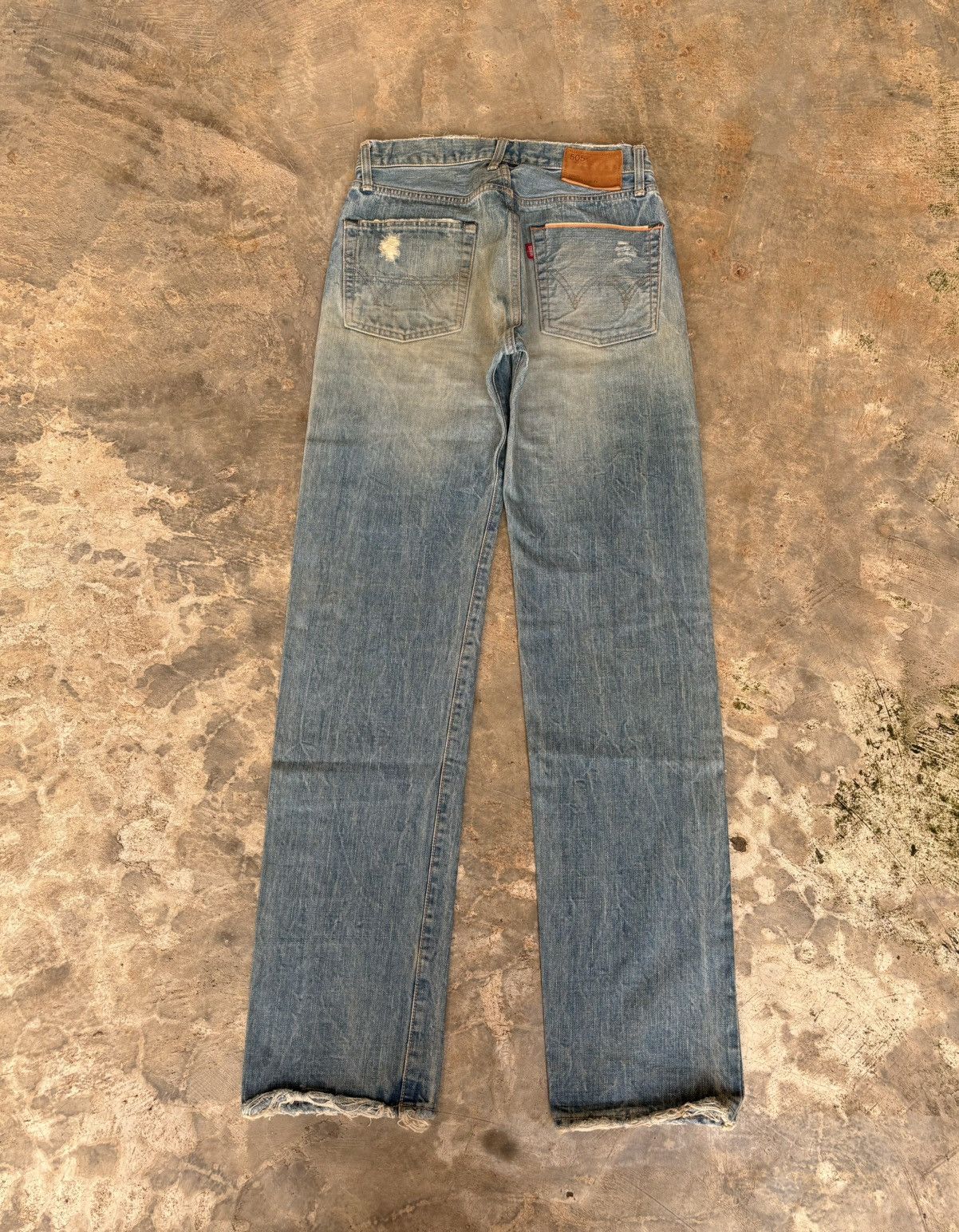 Edwin × Japanese Brand Vintage Distressed Edwin 505 Selvedge Denim Jeans Size US 29 - 2 Thumbnail