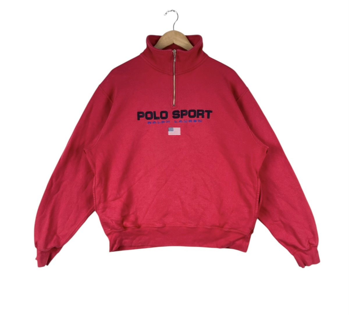 Polo Ralph Lauren × Vintage Vintage Polo Sport By Ralph Lauren Half Zipper Sweatshirt Size US M / EU 48-50 / 2 - 1 Thumbnail