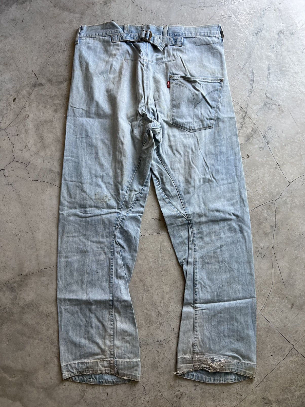 Levi's Levis Engineered Jeans Buckle Back Tag W34 Actual 36x34.5 Size US 34 / EU 50 - 5 Thumbnail