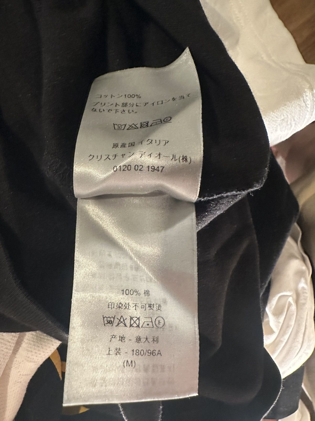 Dior Dior Collegiate Varsity Script ‘47’ T-shirt Black M Size US M / EU 48-50 / 2 - 7 Thumbnail