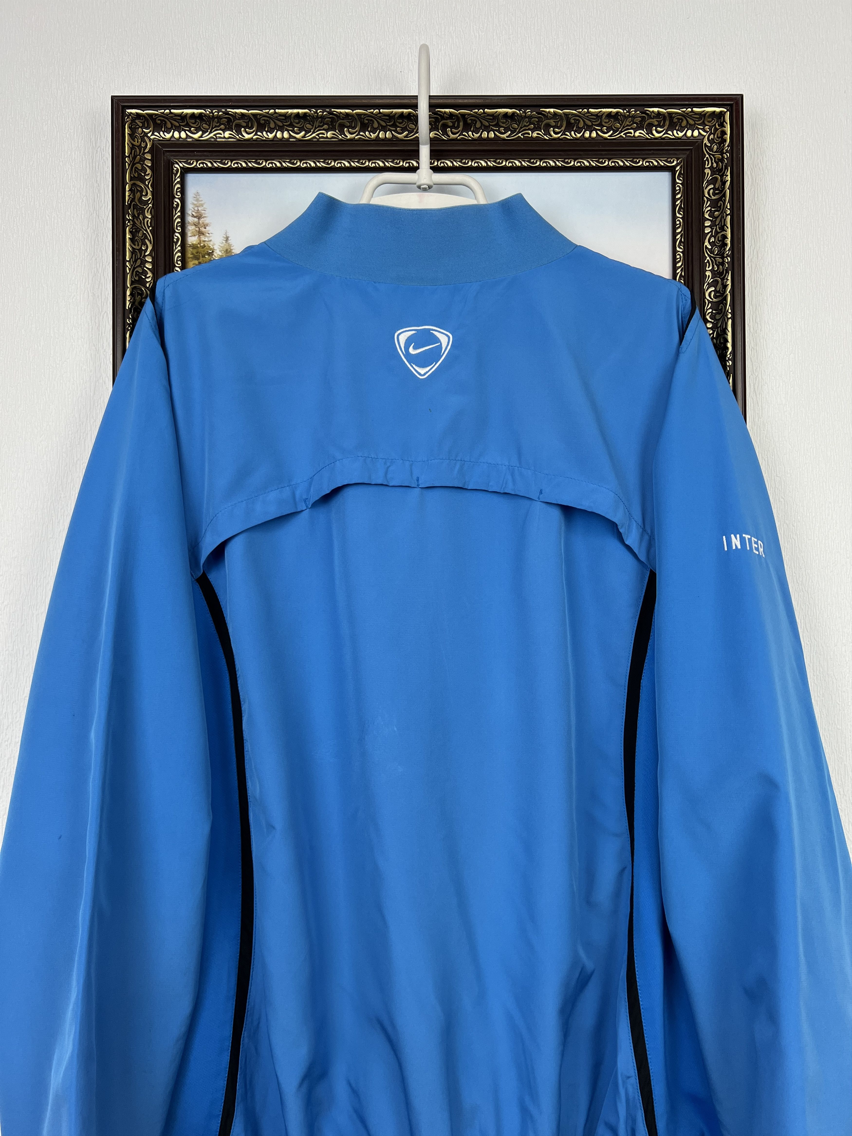 Nike Vintage Nike Inter Milan Football Jacket Soccer Blue Size US XL / EU 56 / 4 - 14 Thumbnail