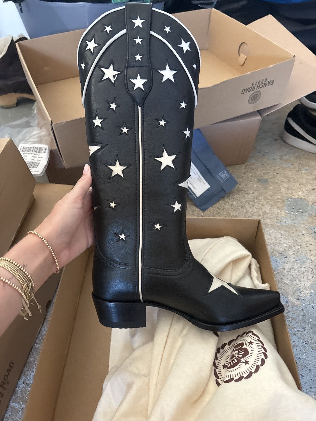 Double D Ranch Ranch Road Liberty Cowboy Boots - 7.5 Size US 7.5 / IT 37.5 - 9 Thumbnail