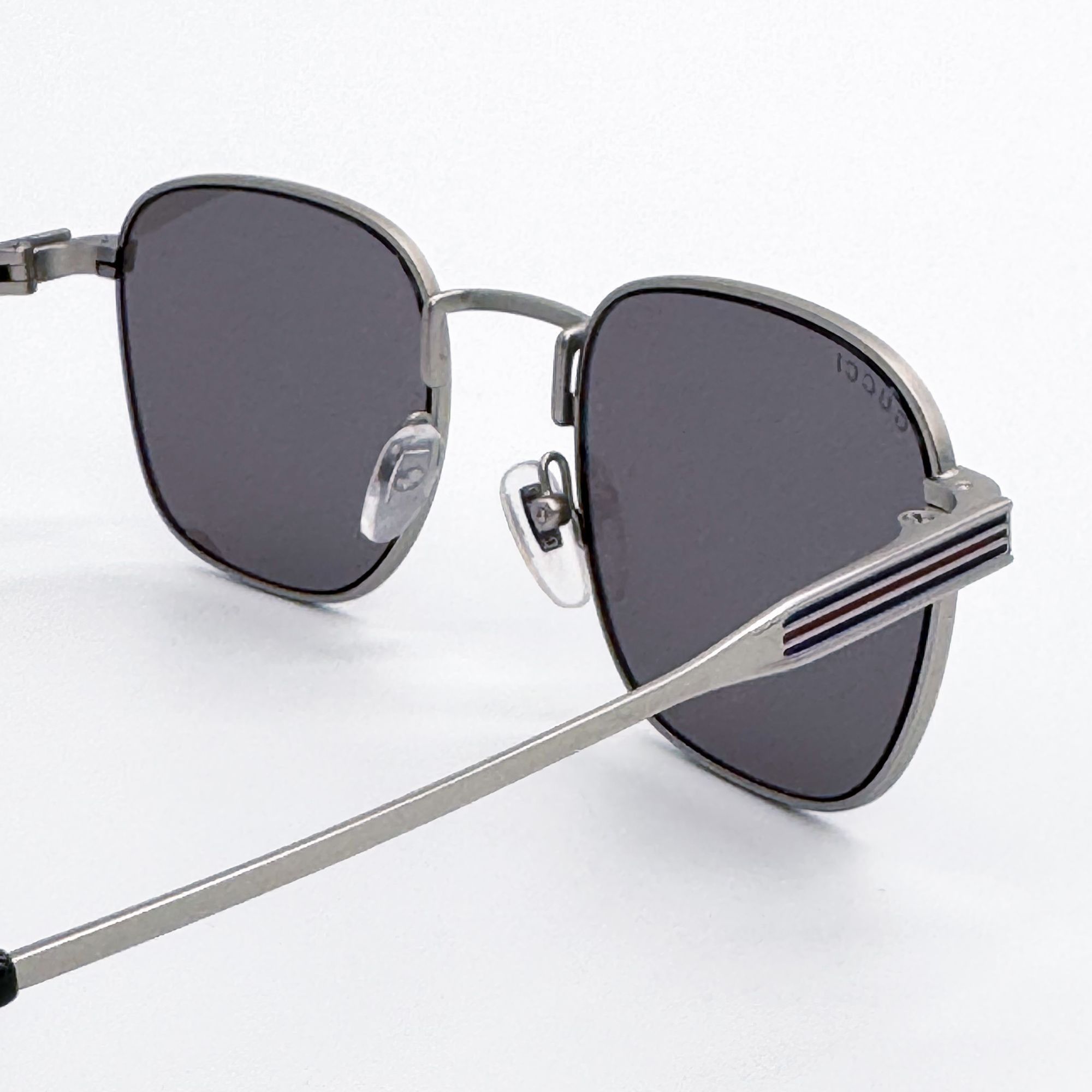 Gucci NEW GUCCI SUNGLASSES GG1876S 003 SILVER/GRAY WOMEN EYEWEAR G Size ONE SIZE - 7 Thumbnail