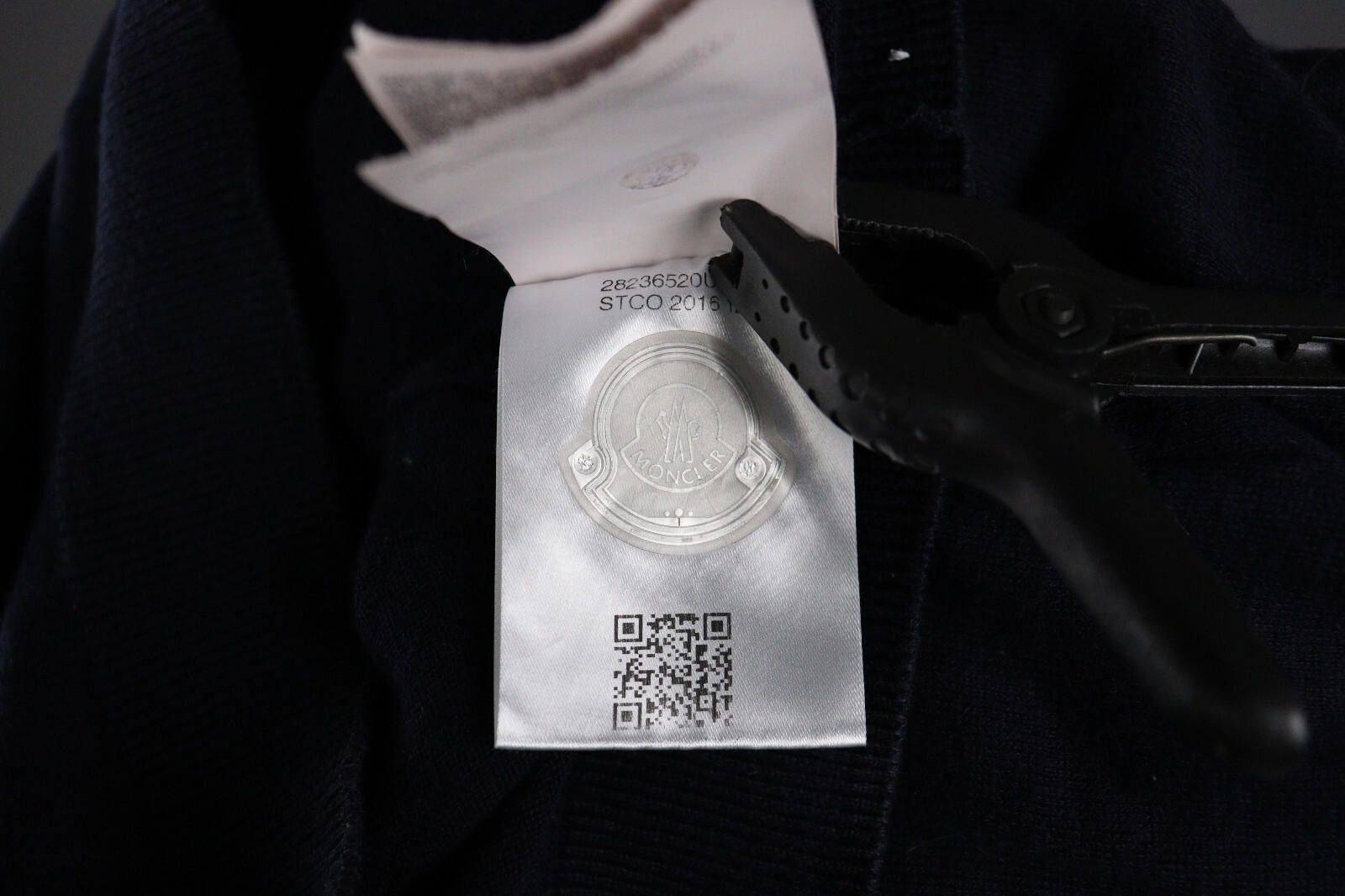Moncler Moncler Maglia Tricot Girocolo Black Knit Top Sweater Size S Size S / US 4 / IT 40 - 10 Thumbnail