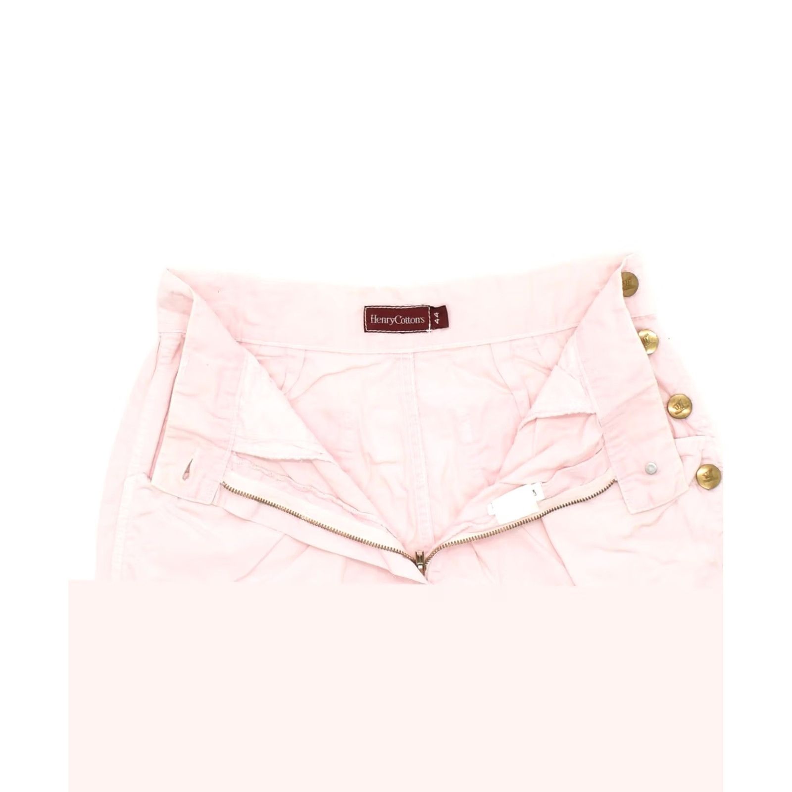 Pinko Henry Cottons A-Line Skirt XS Size 44 Pink Cotton 90s Womens Size 26" / US 2 / IT 38 - 3 Thumbnail