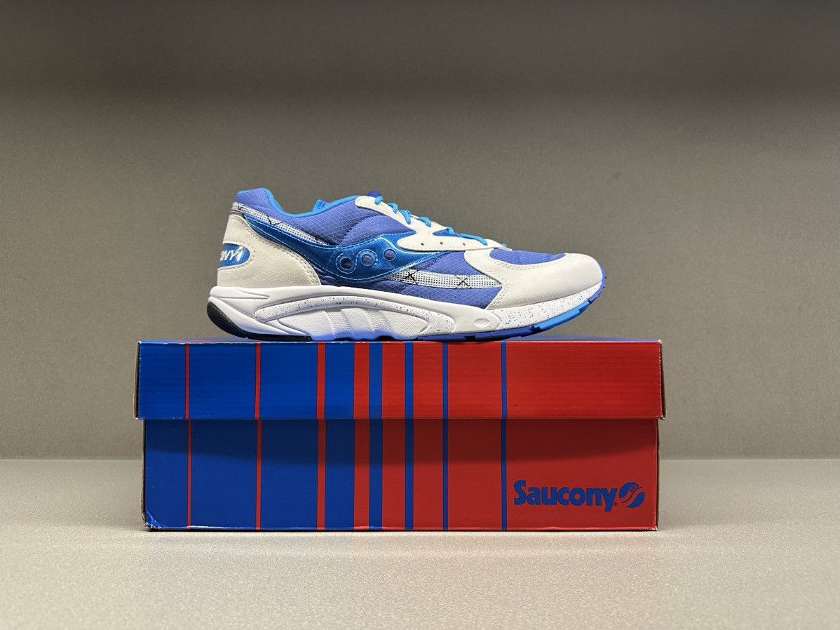 Saucony Saucony Aya White Blue Size US 10 / EU 43 - 3 Thumbnail