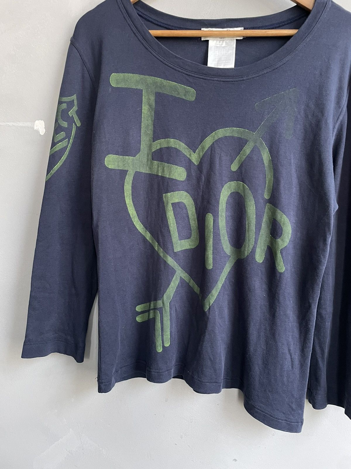 Dior Dior Blue rare Longsleeve Luxury Hey Skool Girl archive 00s Size US S / EU 44-46 / 1 - 2 Thumbnail