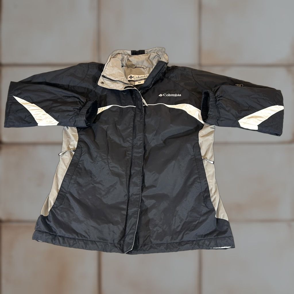 Vintage Columbia Jacket Womens Medium Black Hooded Insulated Lined Parka Winter Snow Ski Size M / US 6-8 / IT 42-44 - 1 Thumbnail