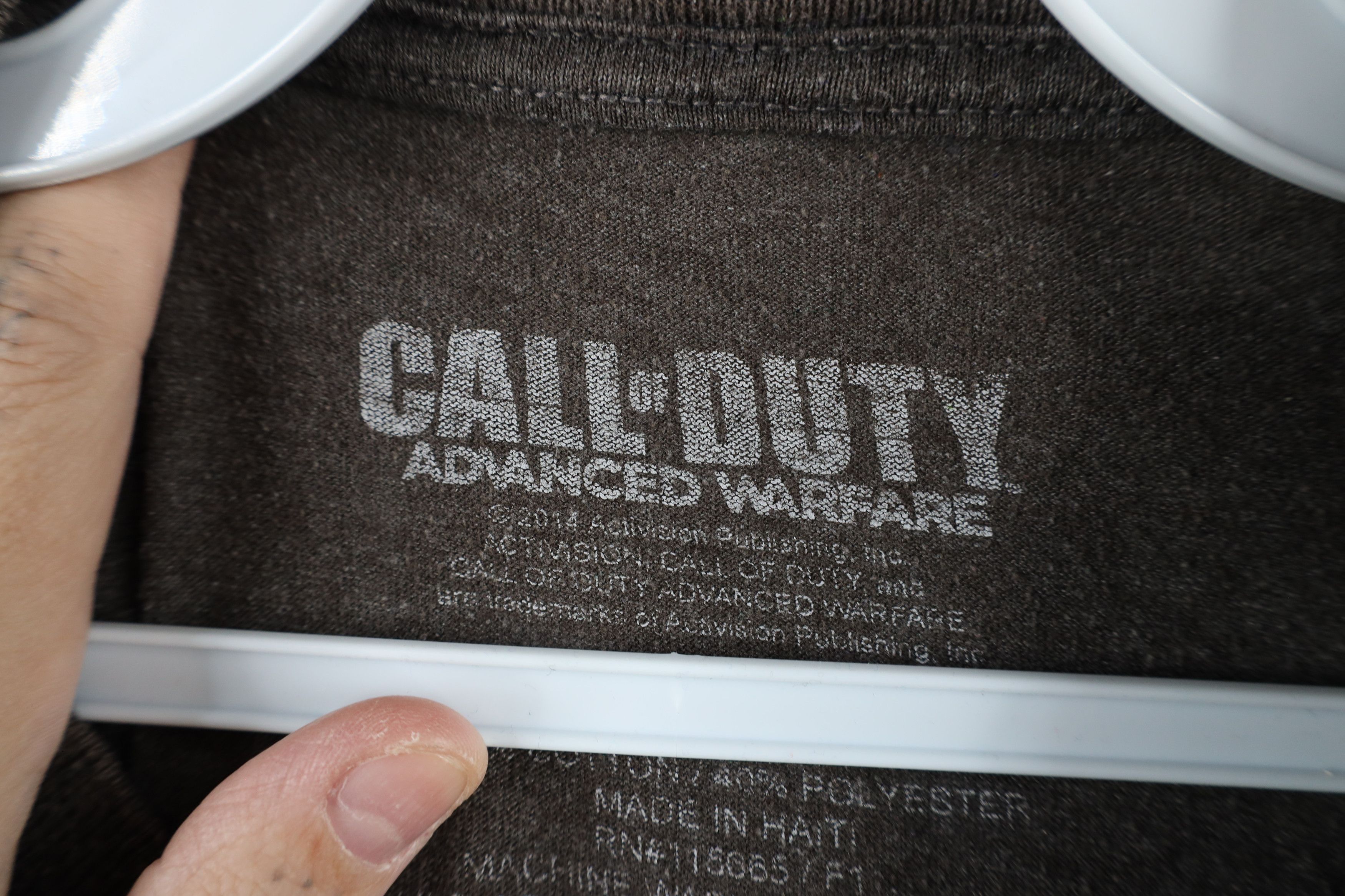 Vintage Vintage Y2K Call of Duty Advanced Warfare Gamer T-Shirt Gray Size US XXL / EU 58 / 5 - 5 Thumbnail