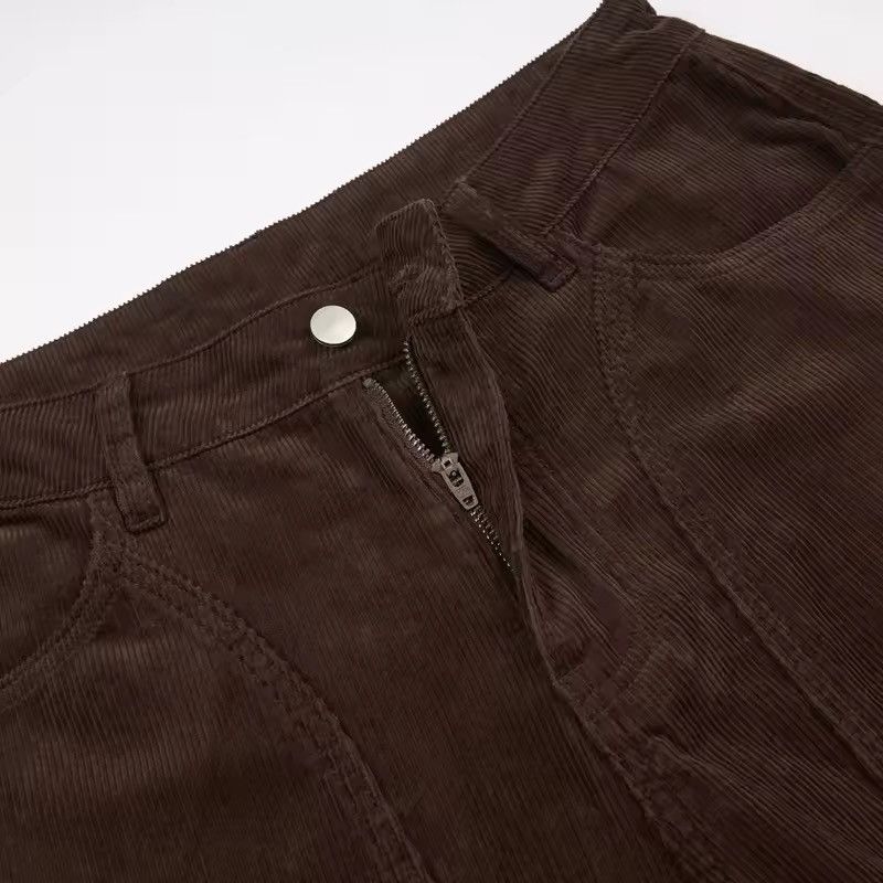 Vintage Corduroy Retro Vintage Style Baggy Brown Pants Y2k Size US 32 / EU 48 - 4 Thumbnail
