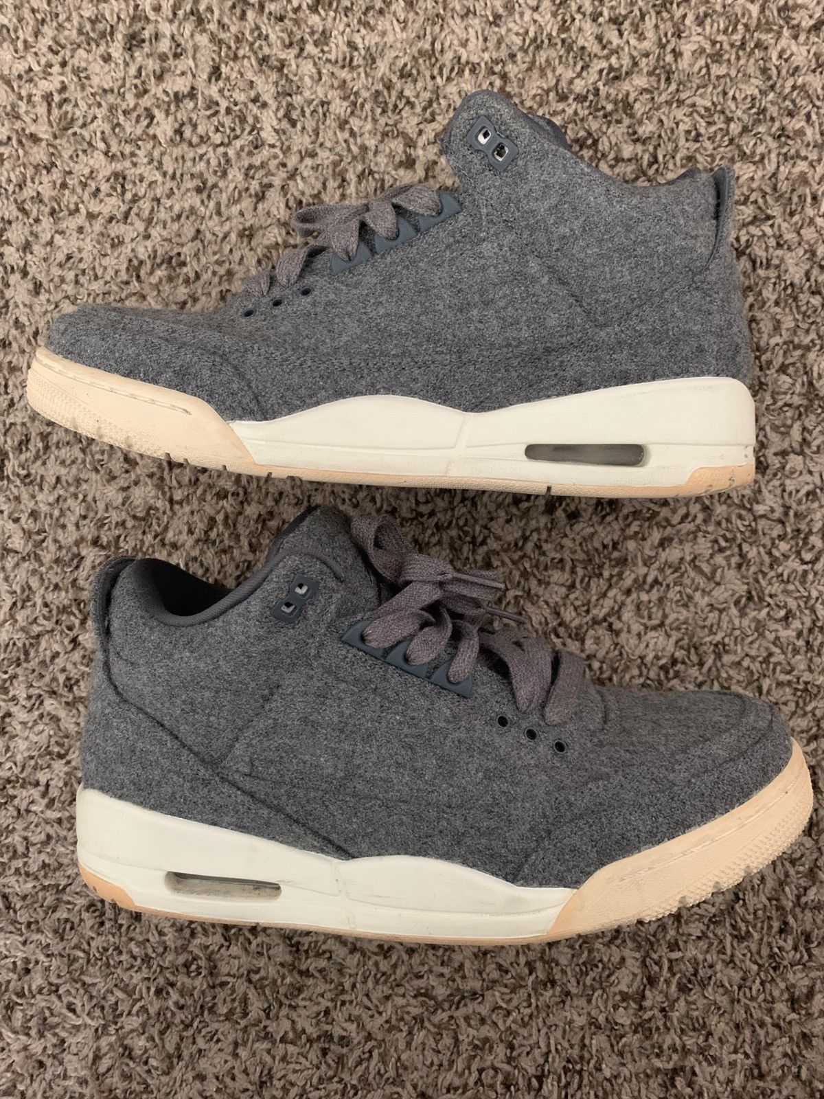 Jordan Brand Air Jordan 3 Retro Wool Size US 9.5 / EU 42-43 - 1 Thumbnail