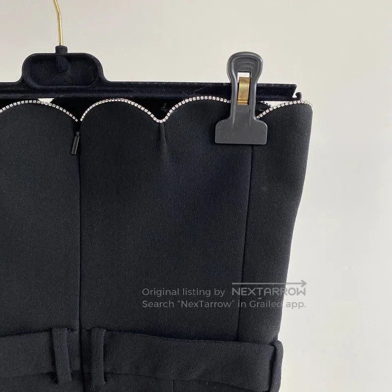 Saint Laurent Paris Saint Laurent Black Strapless Jumpsuit. Size US 38 / EU 54 - 7 Thumbnail