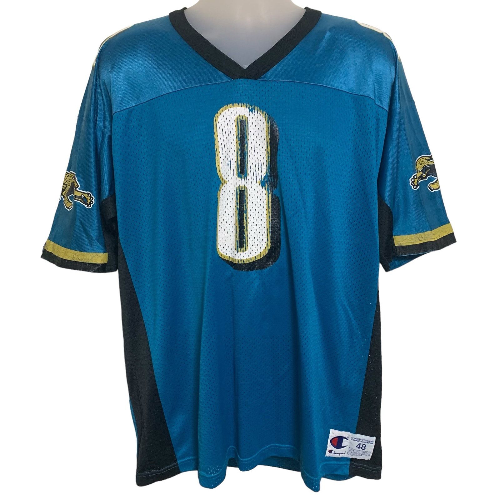 Champion Vintage Champion Mark Brunell #8 Jaguars Mens Size 48 (L) Size US L / EU 52-54 / 3 - 2 Thumbnail