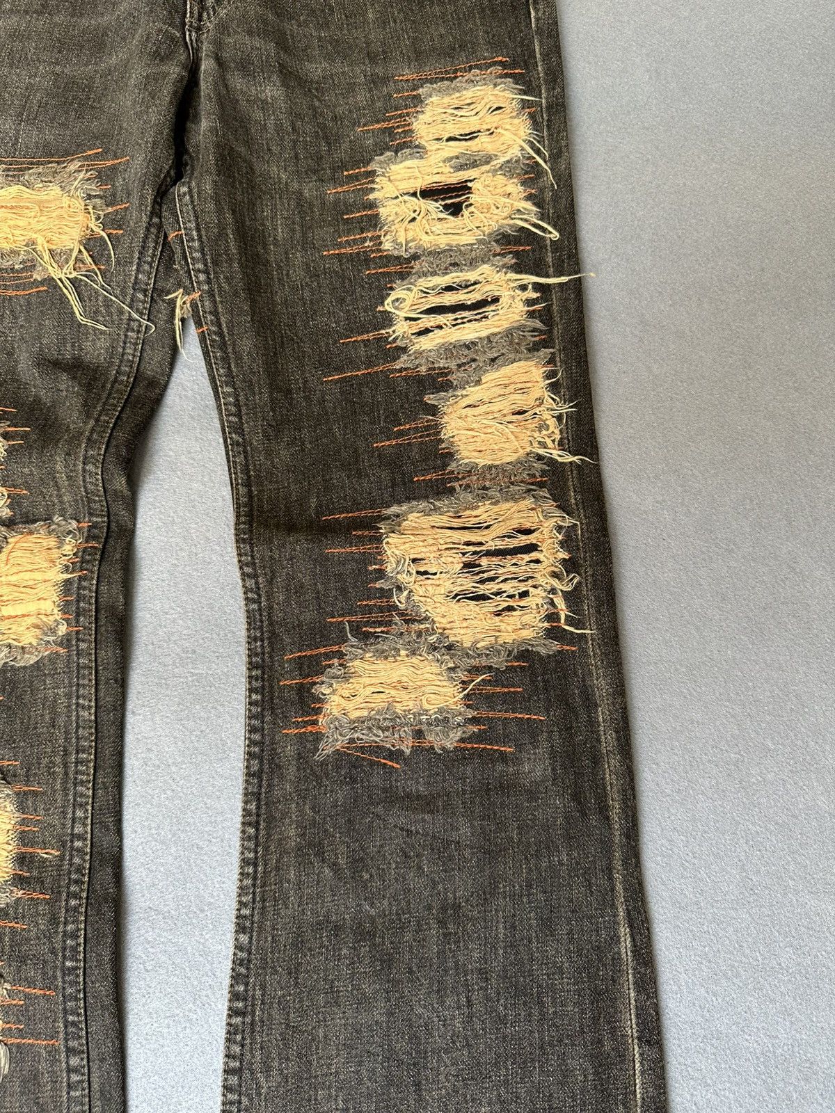 Levi's Vintage Clothing FLARE Levi’s 517 Distressed Denim Size US 28 / EU 44 - 8 Thumbnail