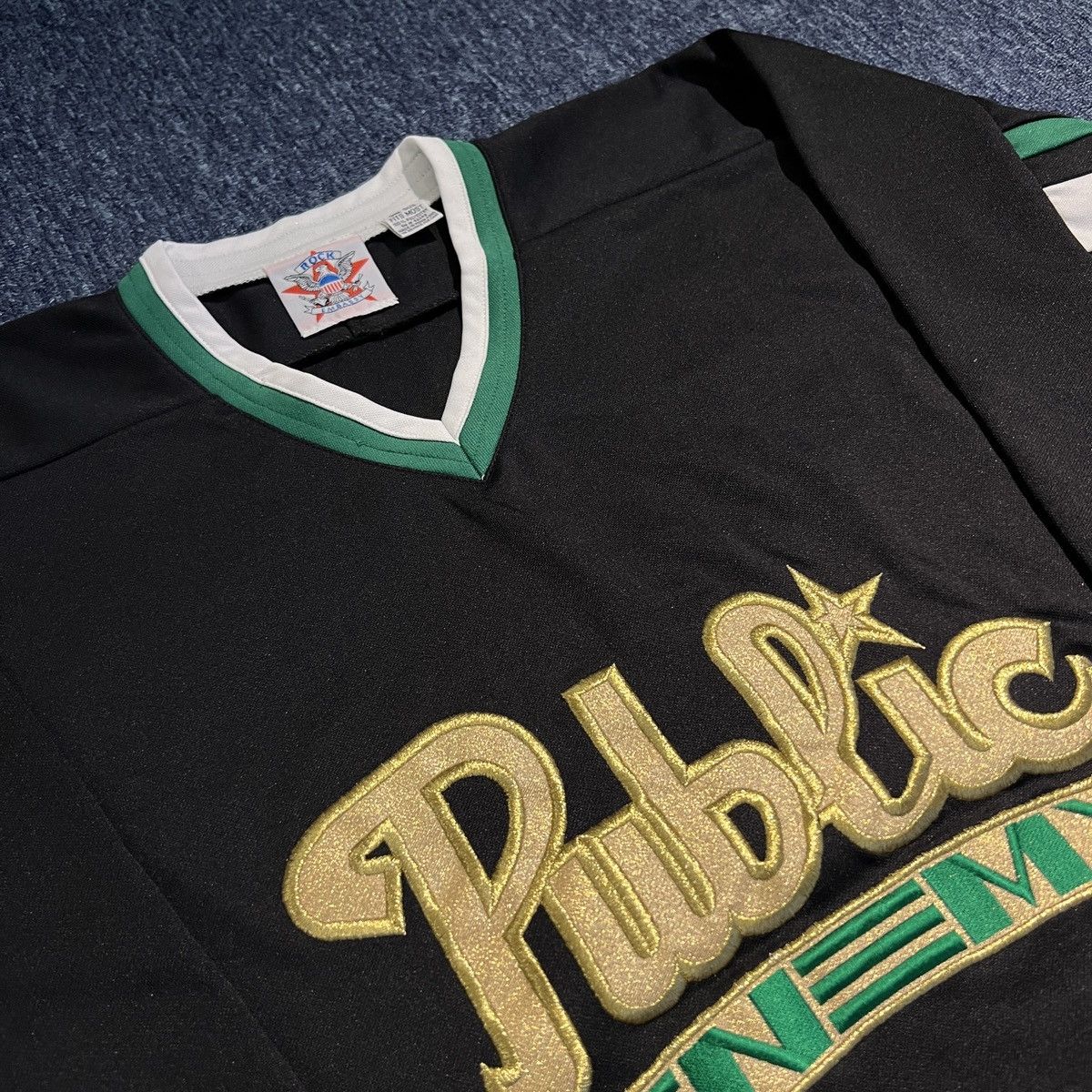 Other Vintage 90s PUBLIC ENEMY Hockey Jersey Size US XL / EU 56 / 4 - 5 Thumbnail