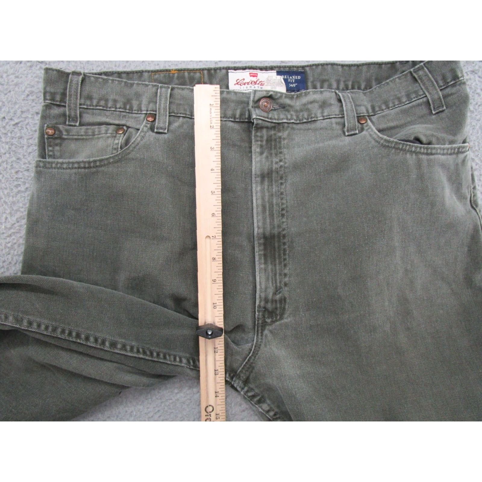 Levi's VINTAGE Levi's 540 Jeans Men 40x30 Green USA Denim Relaxed 90s Skater Style Straight Fits Size US 40 / EU 56 - 7 Thumbnail