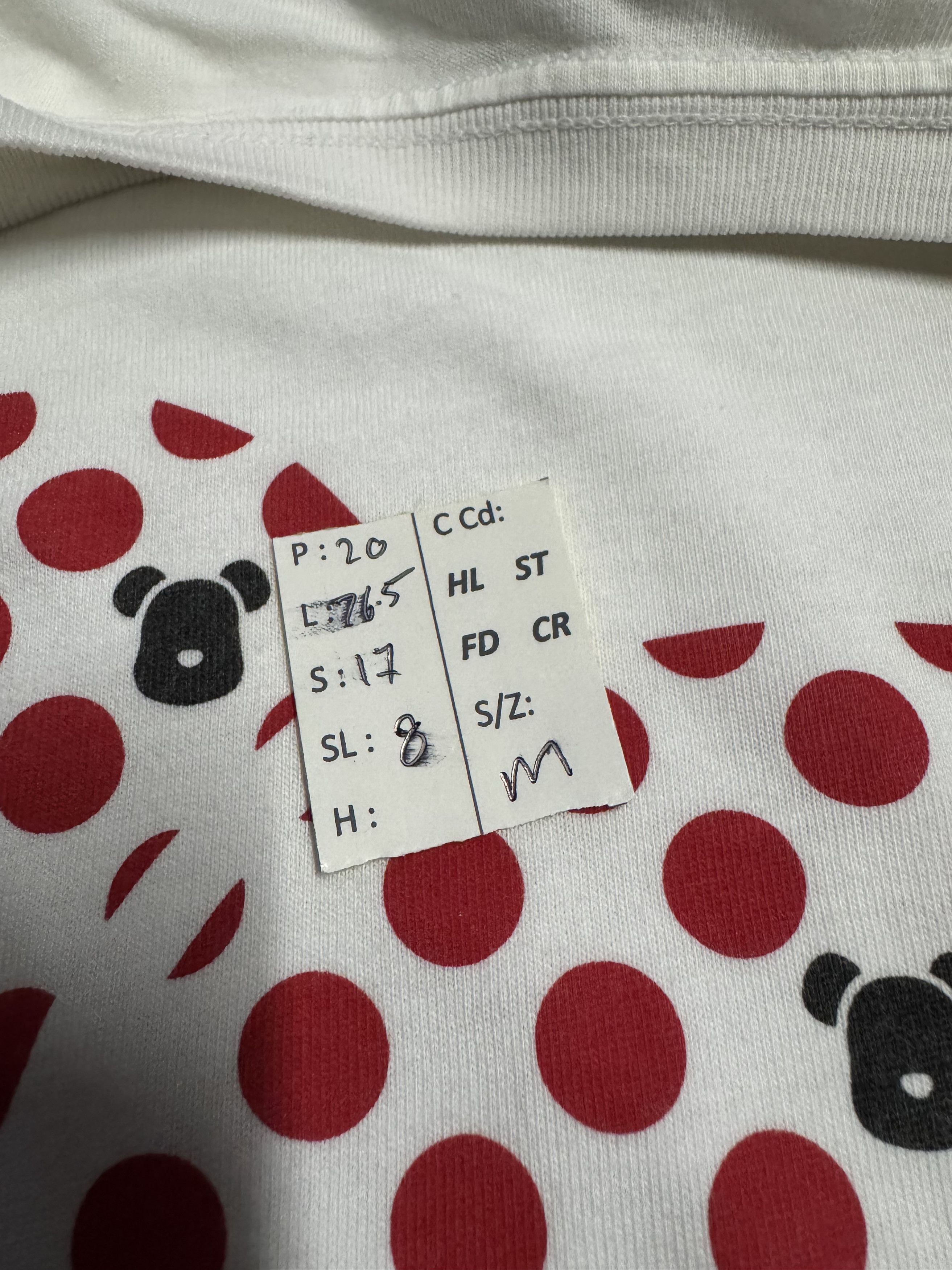 Medicom Toy VINTAGE MEDICOM TOY BEARBRICK POLKADOT DESIGN TEE Size US M / EU 48-50 / 2 - 18 Thumbnail